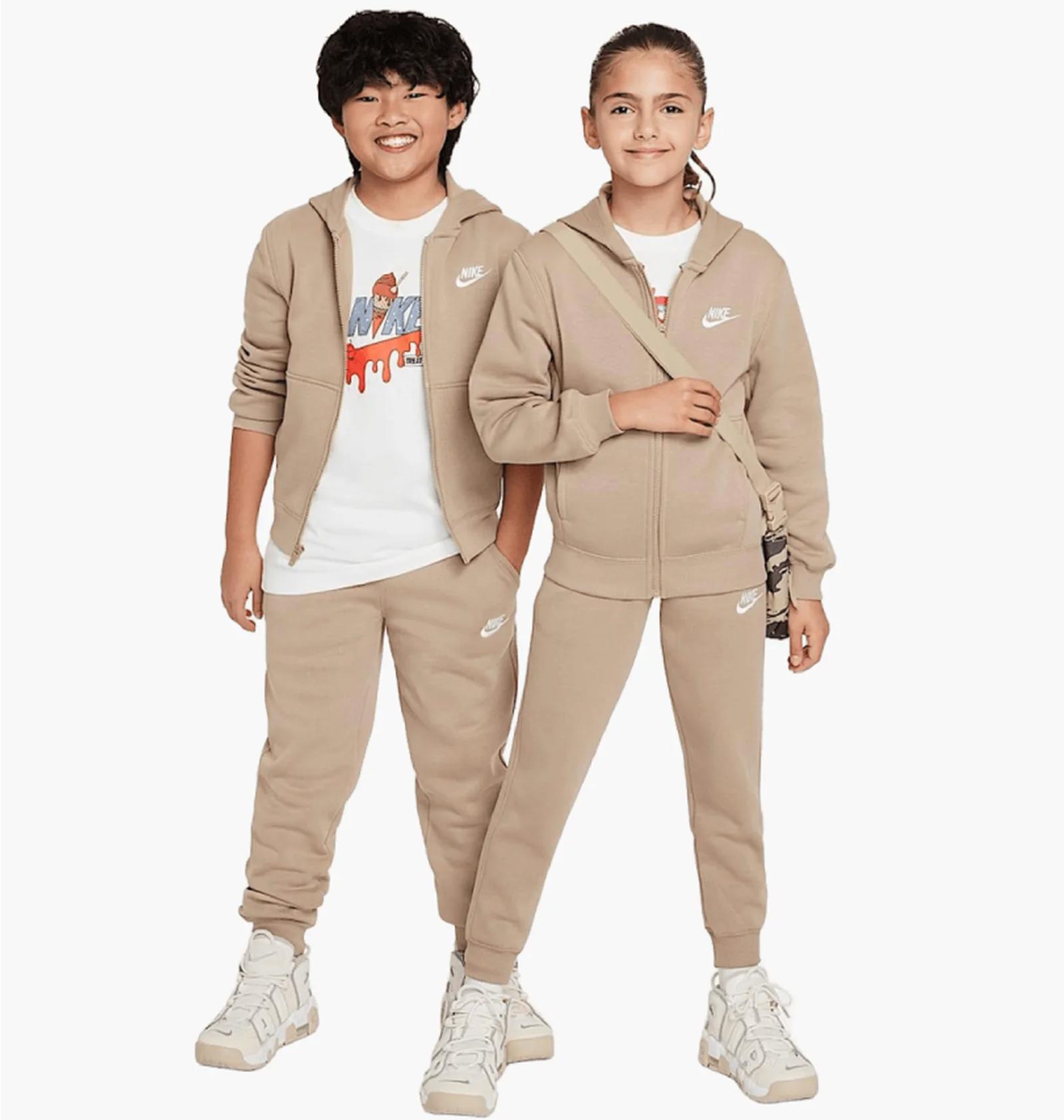 Спортивний костюм дитячий Nike Sportswear Club Fleece Tracksuit Beige (FD3114-247) — фото 4