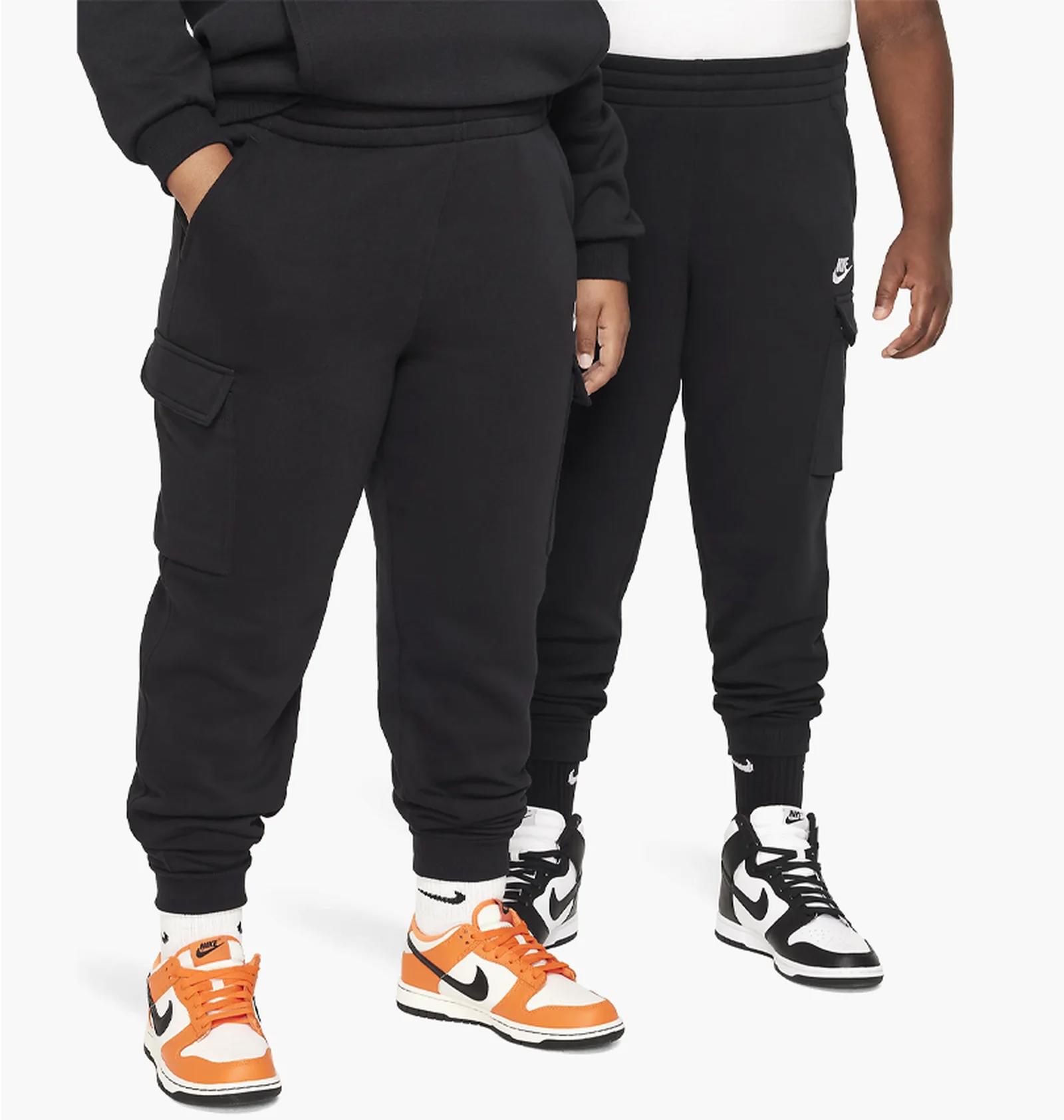 Брюки підліткові Nike Fleece Cargo Trousers (Extended Size) (FD3013-010) — фото 4