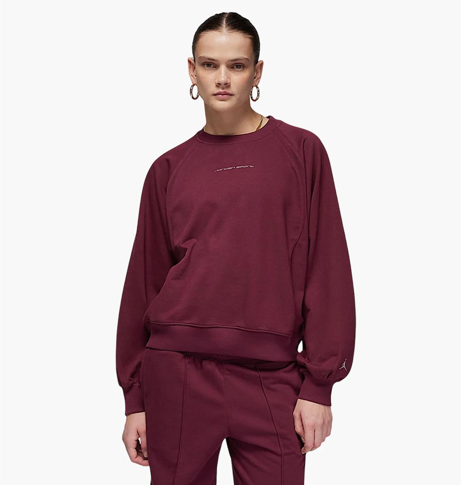 Кофта жіночі Jordan Graphic Fleece Bordo (FN5122-681) — фото 1
