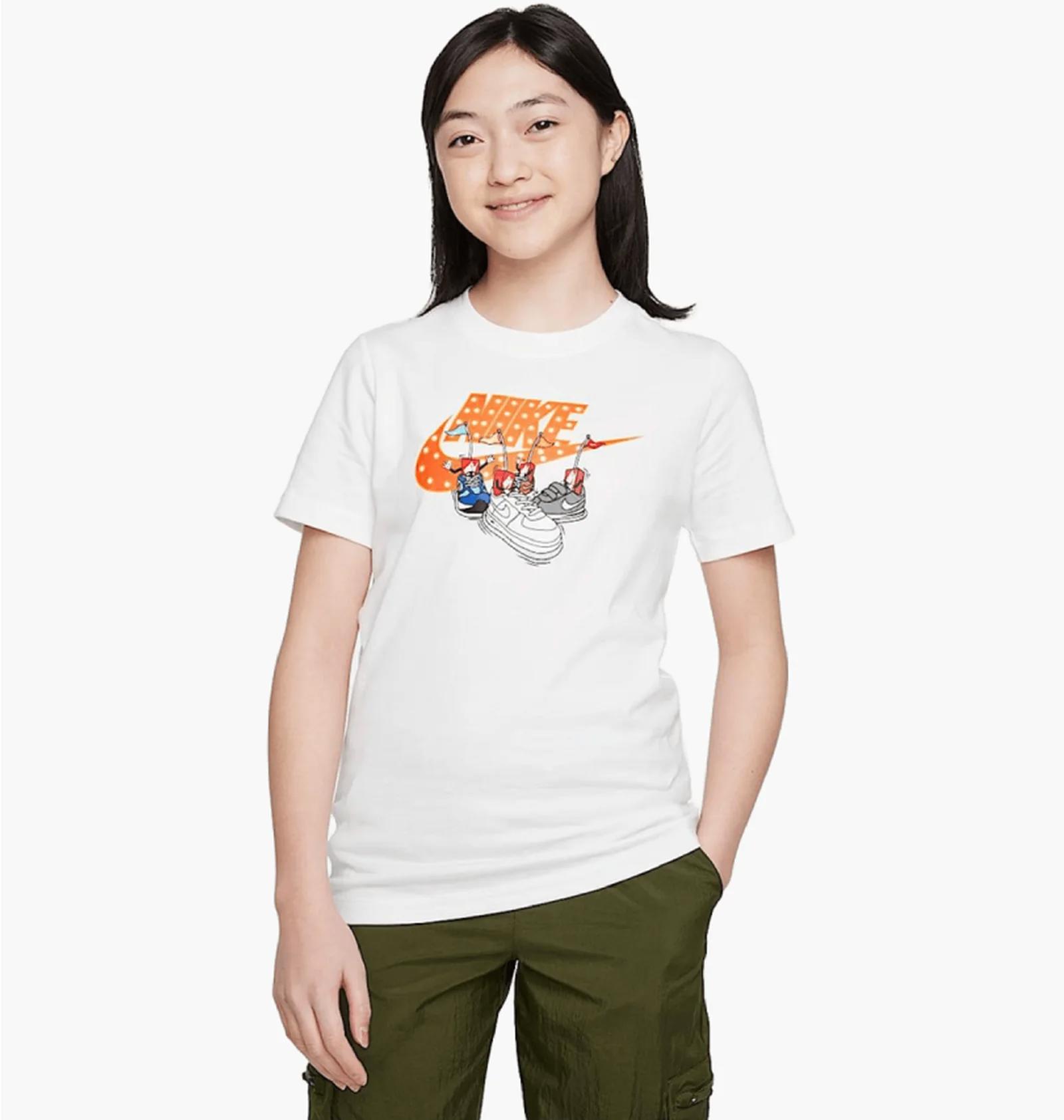 Футболка дитяча Nike Sportswear Boxy Tee White (FD0844-100) — фото 1