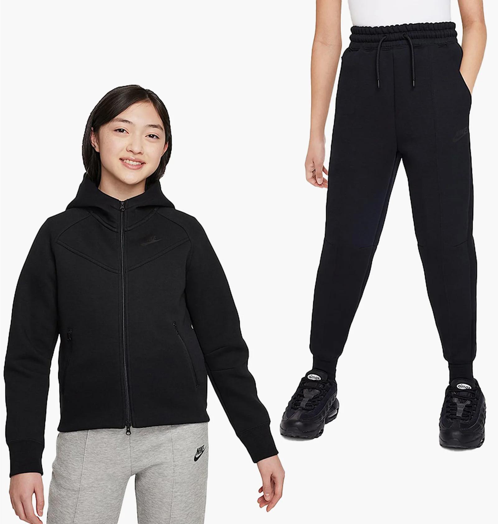Спортивний костюм дитячий Nike Nsw Tech Fleece Black (FD2979-010__FD2975-010) — фото 1