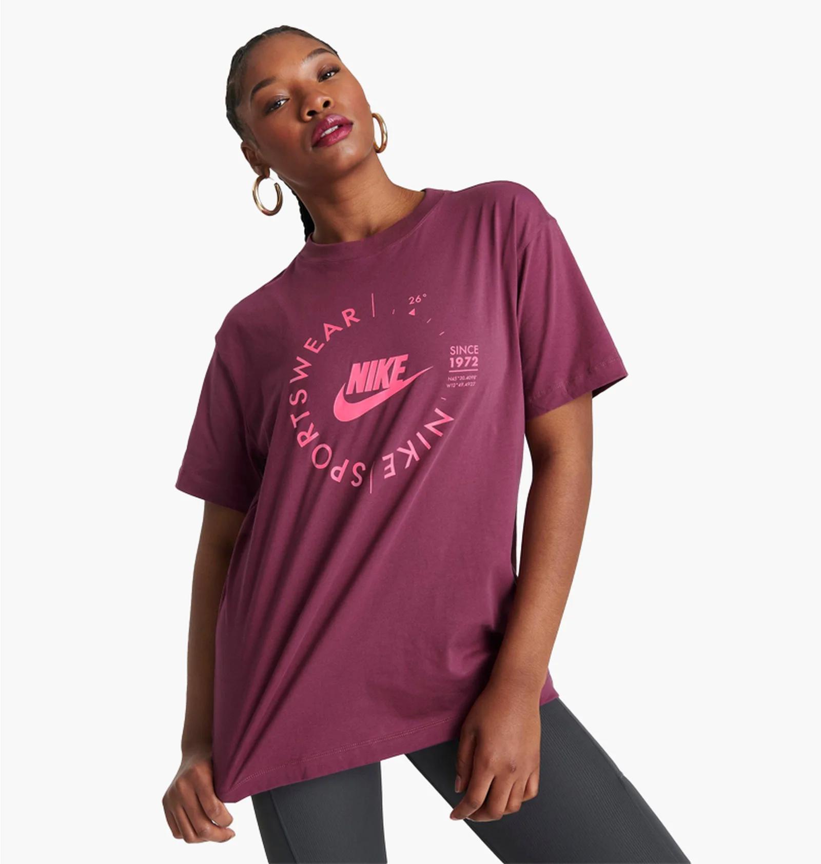 Футболка жіноча Nike Nsw Tee Bf Prnt Su (FD4235-653) — фото 1