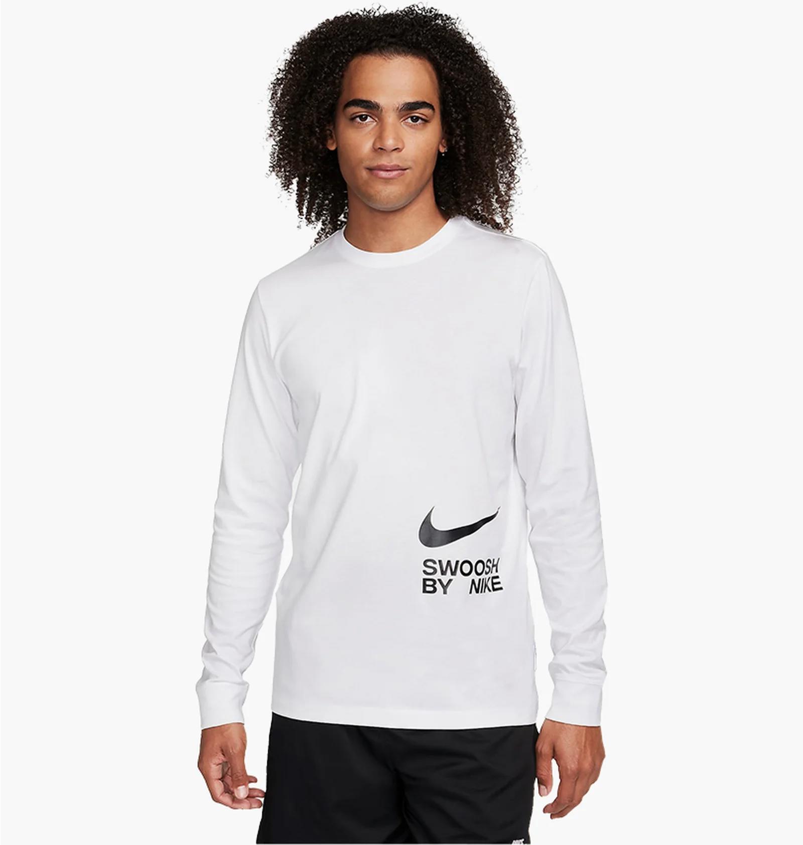 Кофта чоловіча Nike Big Swoosh Long Sleeve (FJ1119-100) — фото 3