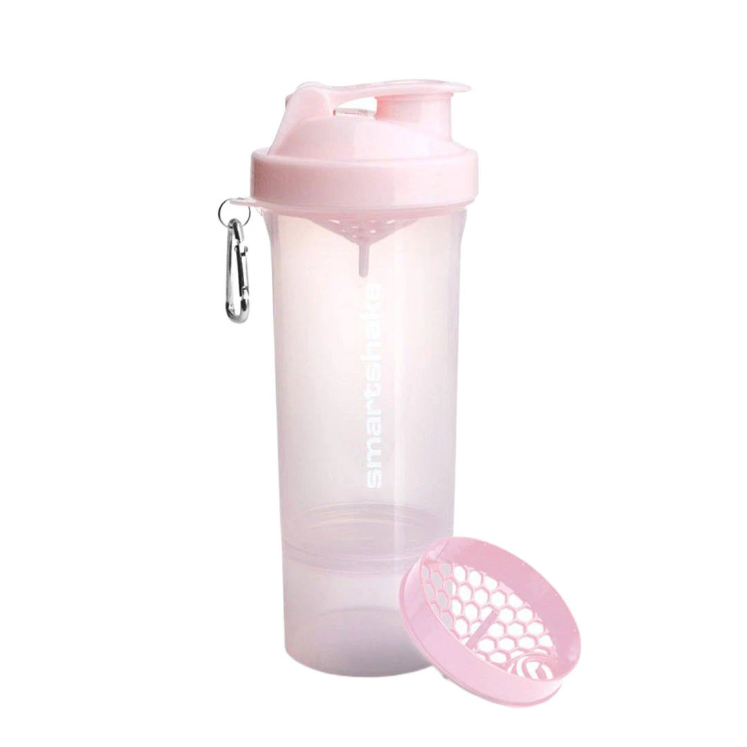 Шейкер спортивний SmartShake Slim 500ml Cotton Pink (Light Lavender) — фото 1