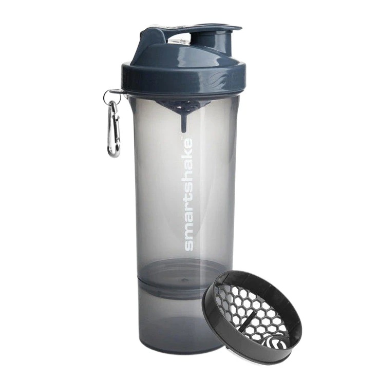 Шейкер спортивний SmartShake Slim 500ml Gray — фото 1