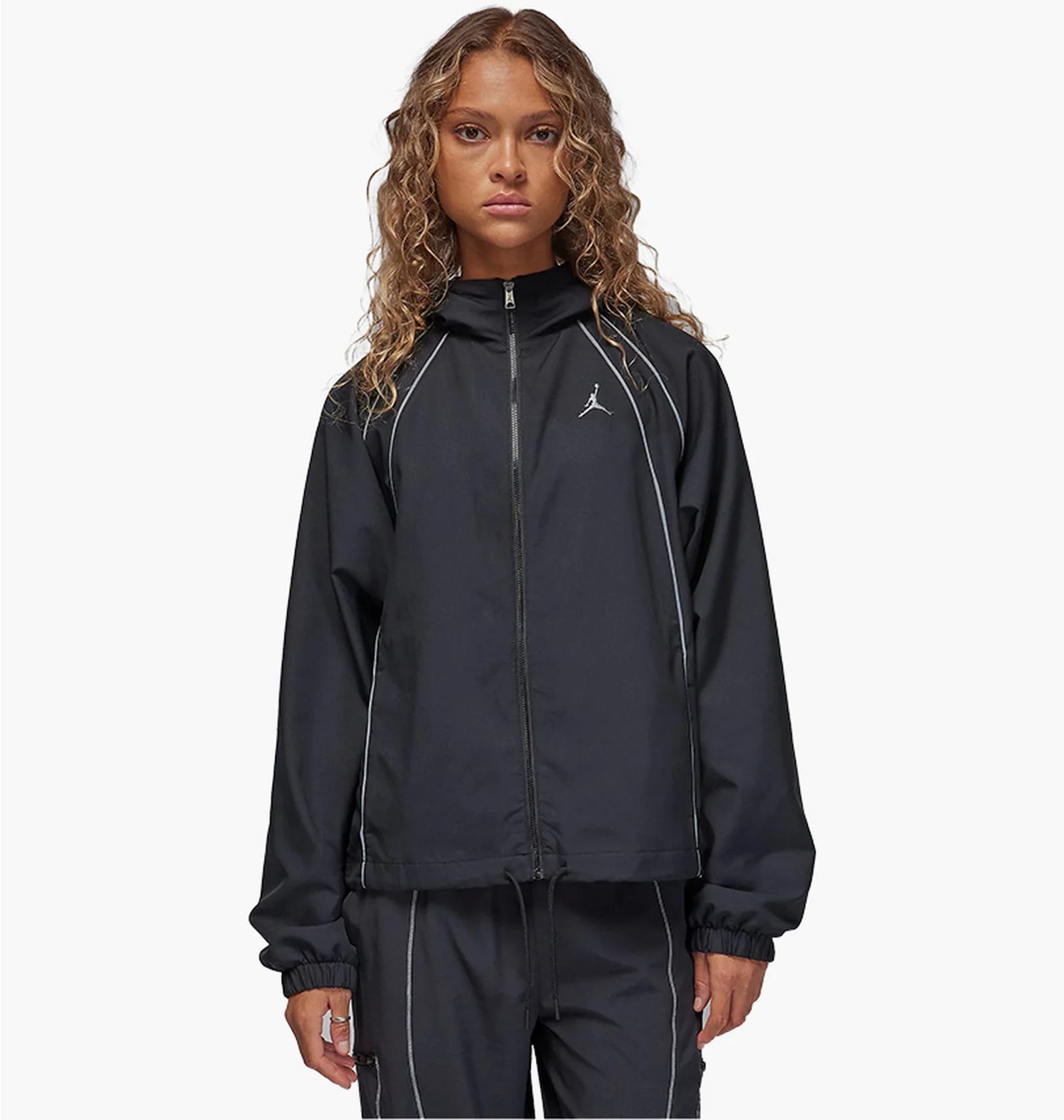 Кофта жіночі Jordan Air Woven Lined Jacket Black Fd7869-010 (FD7869-010) — фото 1