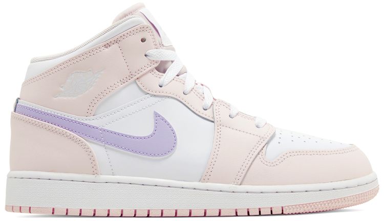Кросівки Air Jordan 1 Mid GS 'Pink Wash' — фото 1