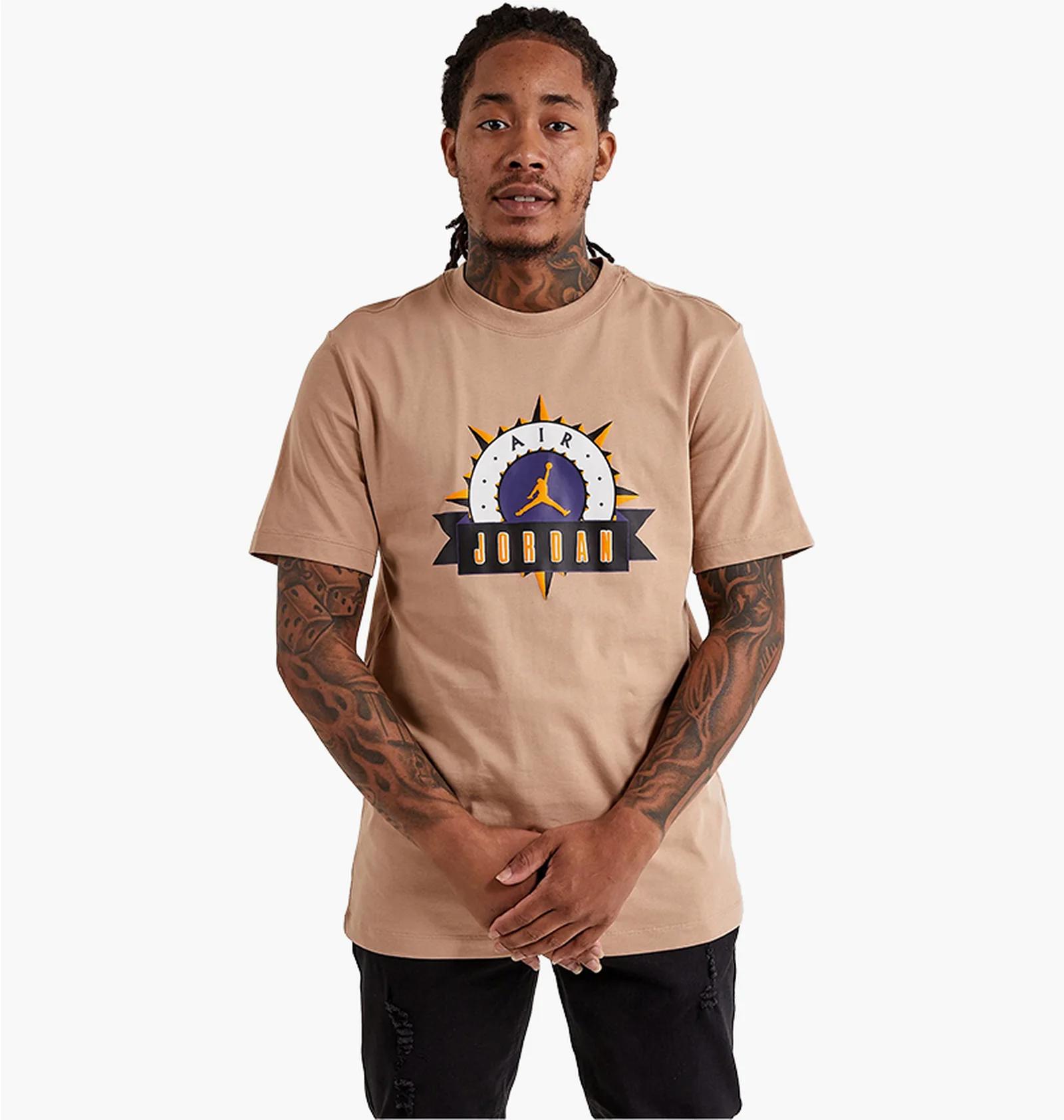 Футболка чоловіча Jordan Flight Mvp Tee Beige (FD8227-200) — фото 1