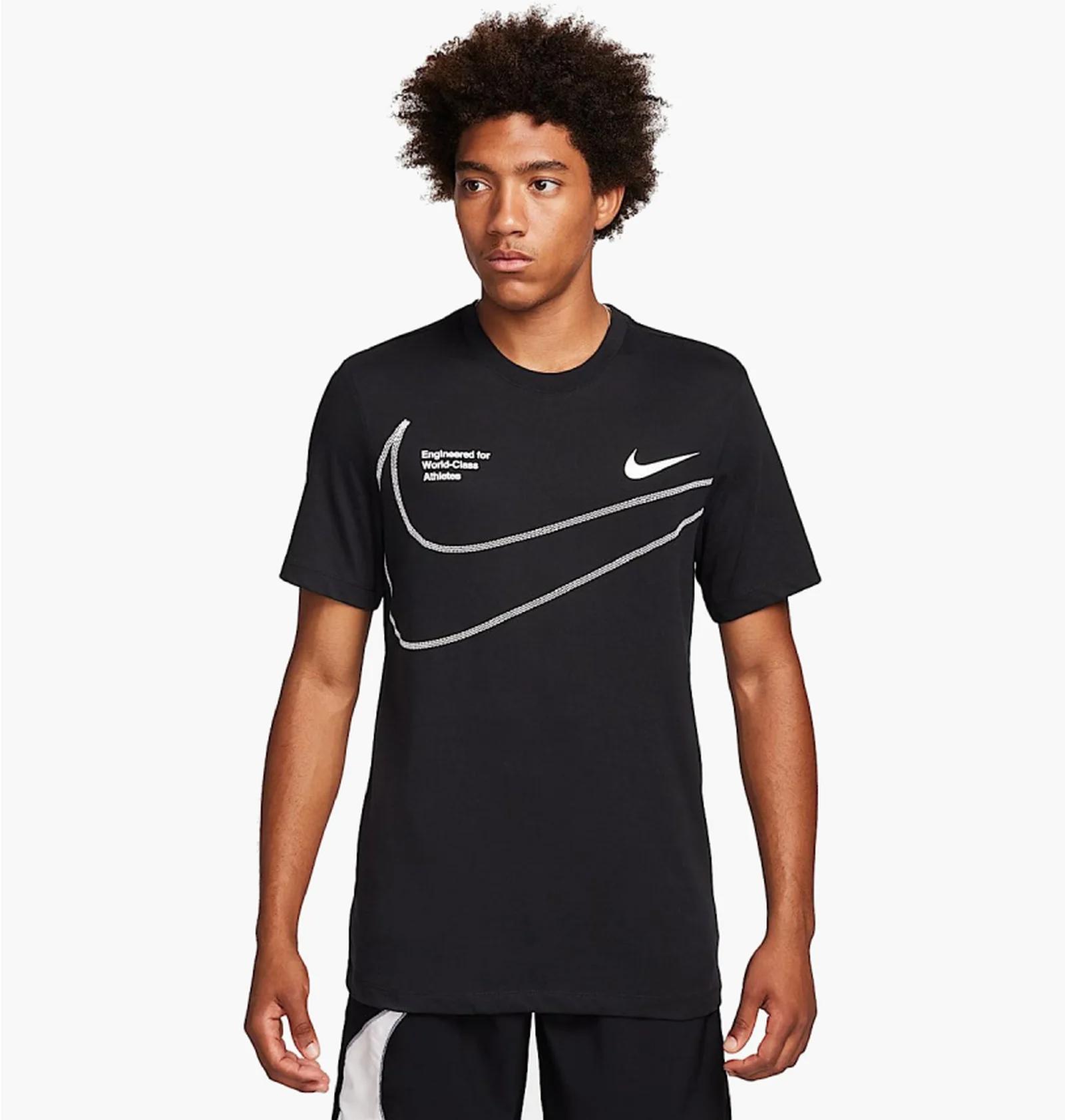 Футболка чоловіча Nike Dri-Fit Tee Q5 Black (FN0843-010) — фото 3