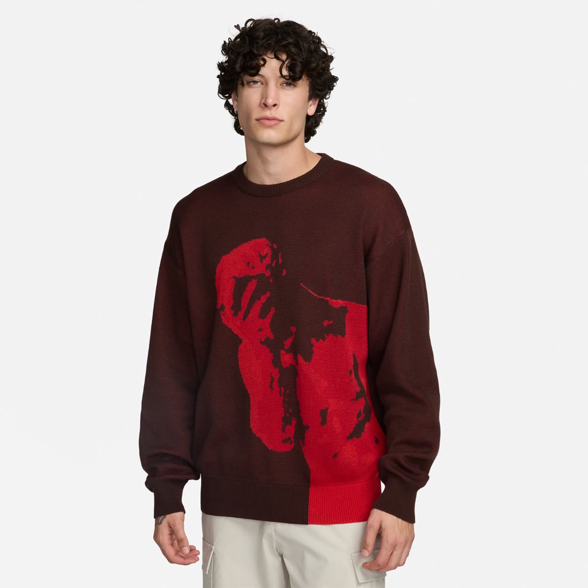 Кофта чоловіча Nike Sb U Swtr Knt Corposk8 Gfx (FN2573-227) — фото 1