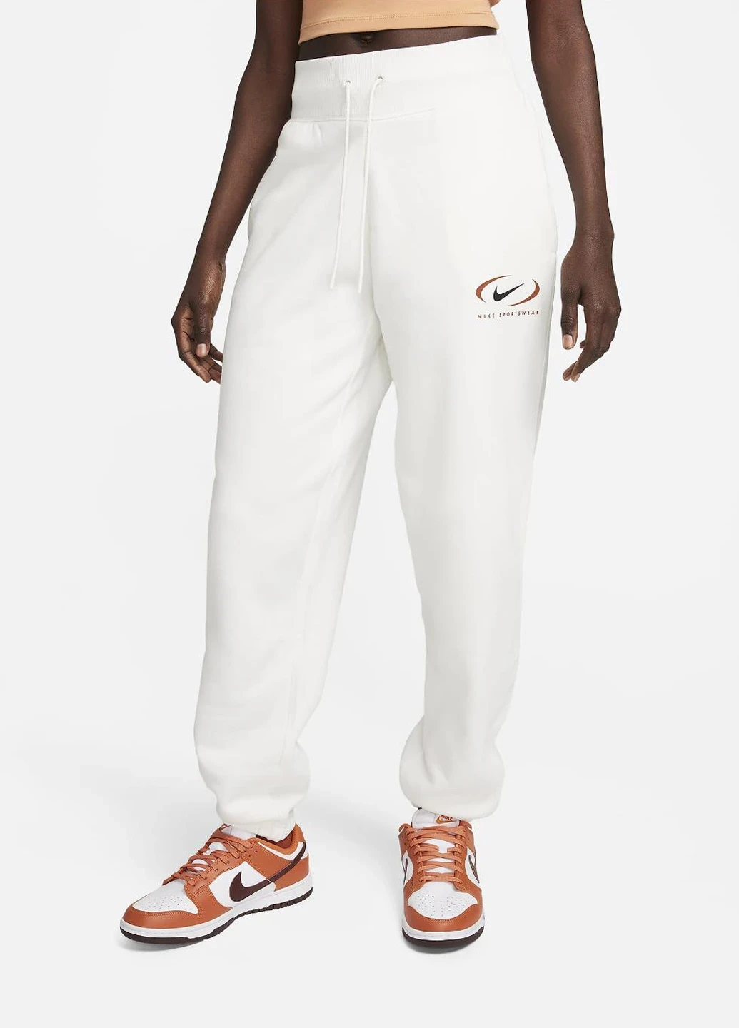 Брюки жіночі Nike Sportswear Phoenix Fleece Women's Oversized High-Waisted Trousers (FN7716-133) — фото 1