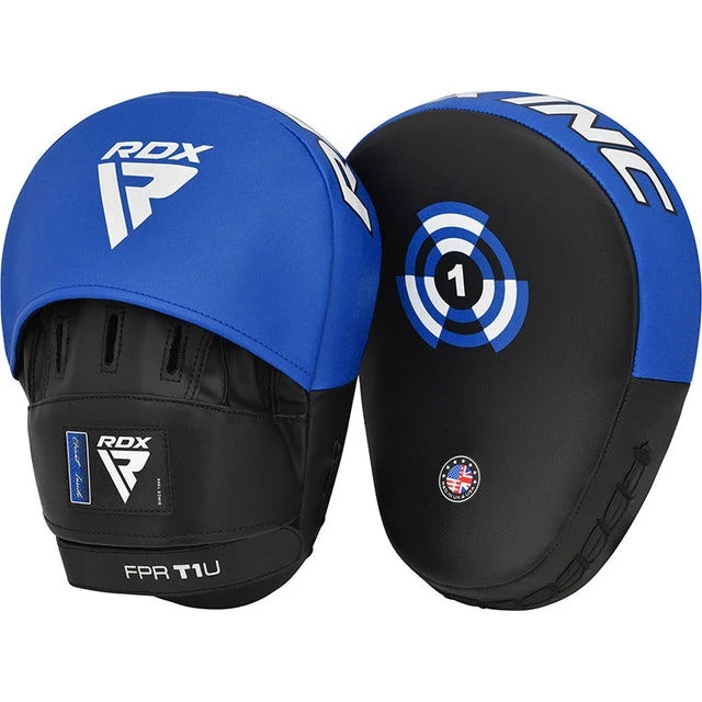 Лапи боксерські RDX T1 Curved Blue/Black — фото 1
