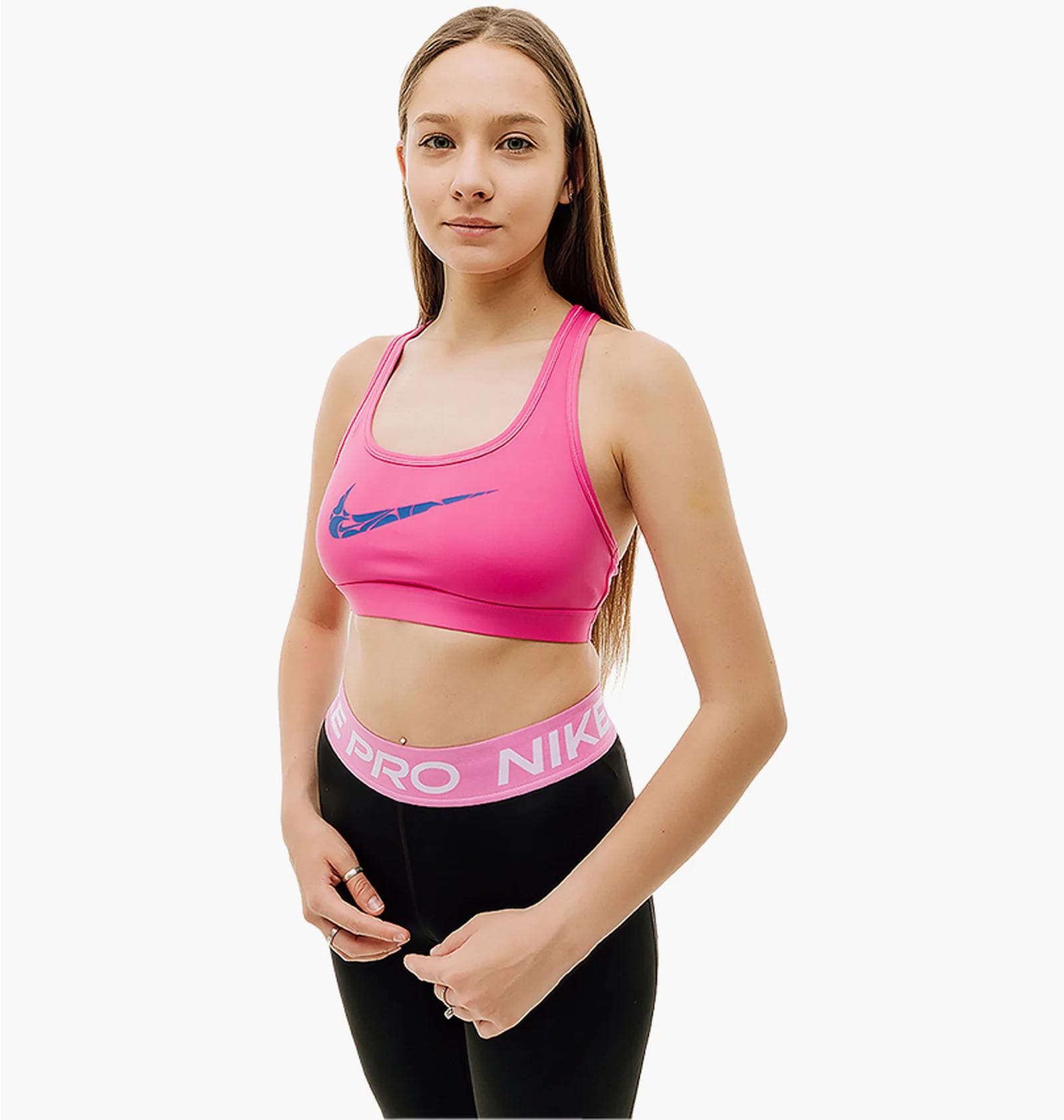 Спортивний топ жіночий Nike W Nk Swsh Ls Hbr Bra (FN2898-605) — фото 1