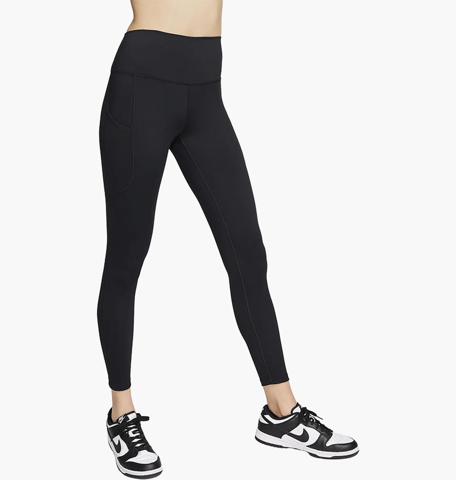 Лосіни жіночі Nike One High-Waisted 7/8 Leggings With Pockets Black (FN3241-010) — фото 1