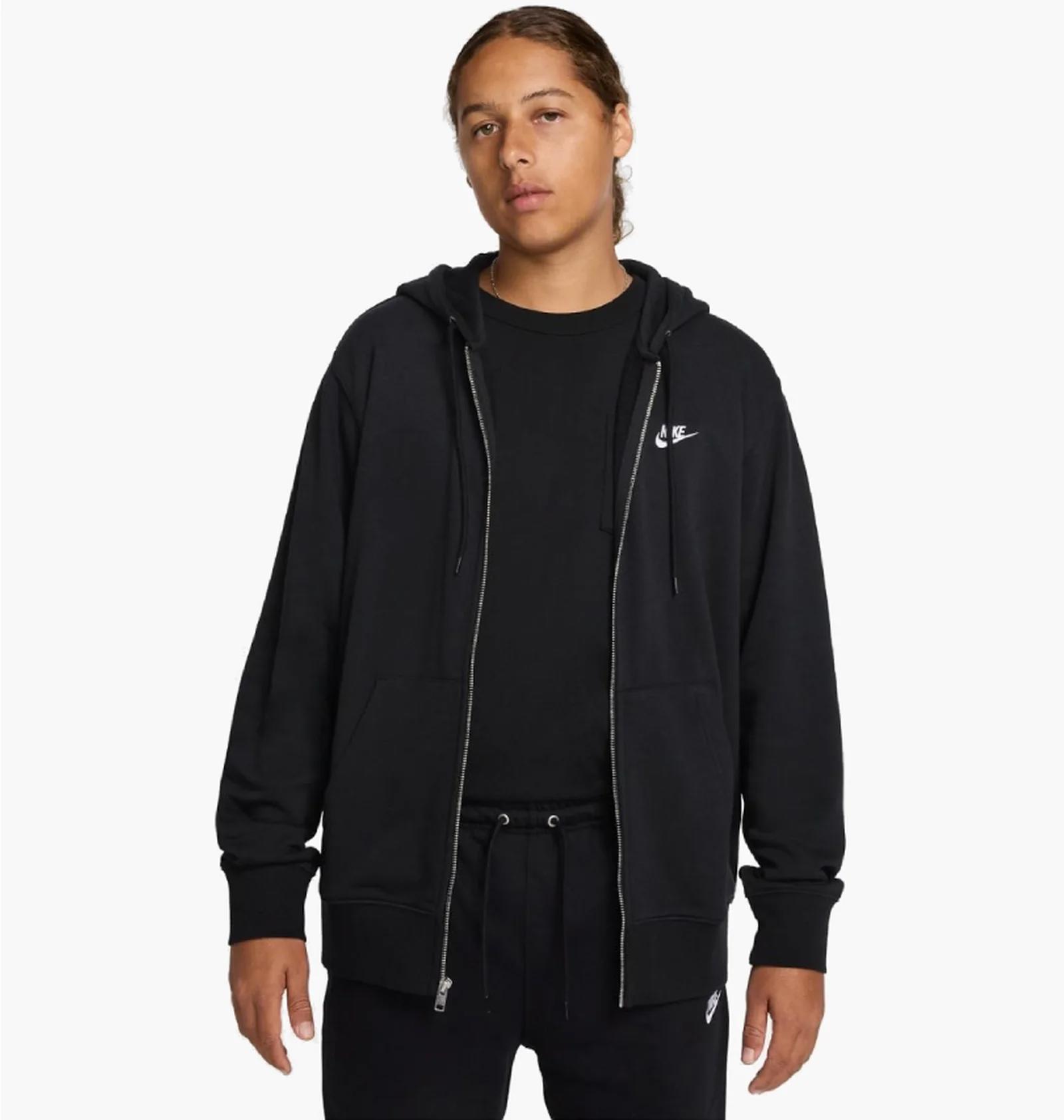 Кофта чоловіча Nike Nike M Nk Club Ft Fz Hoodie (FN3884-010) — фото 1