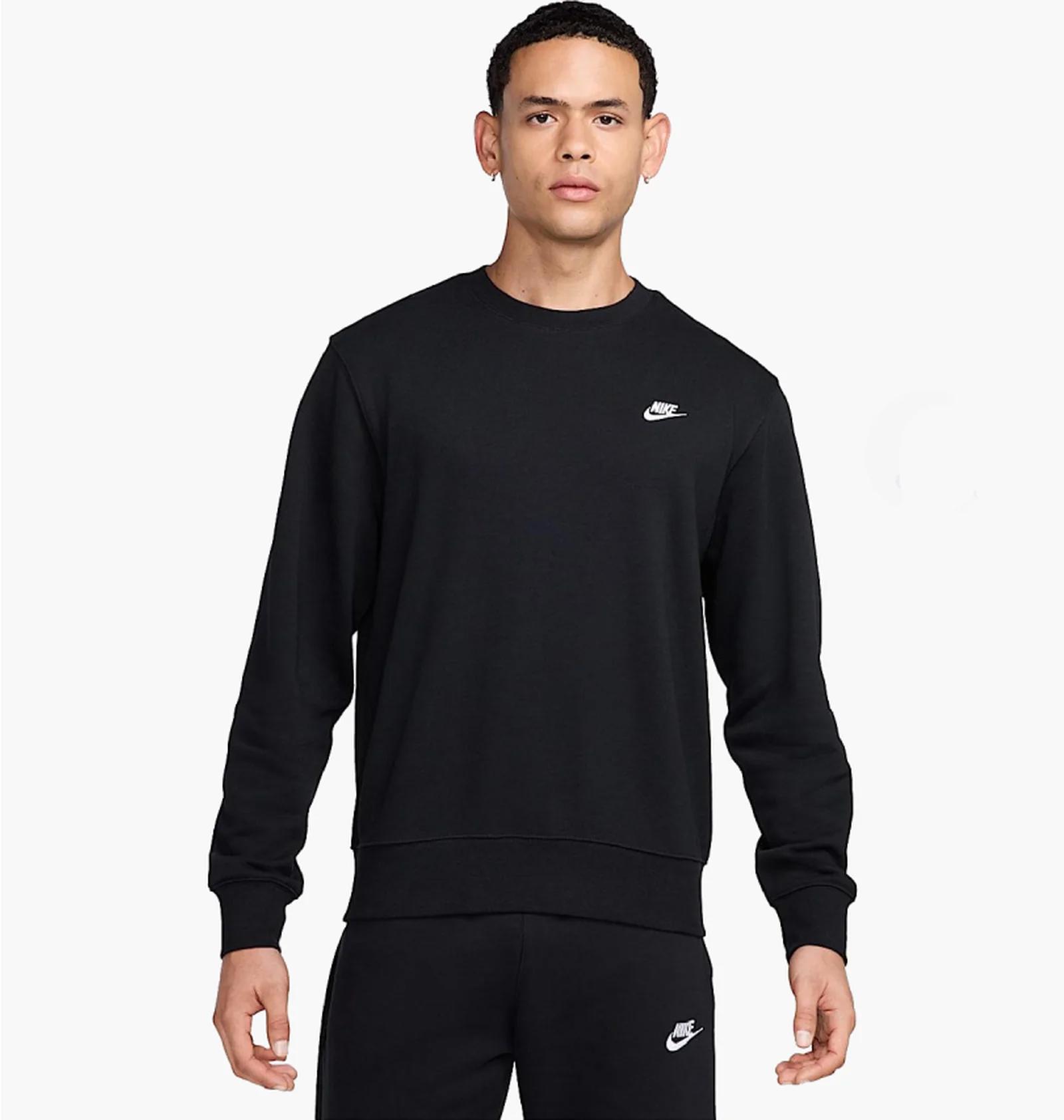 Кофта чоловіча Nike Club Ft Cre Black (FN3888-010) — фото 1