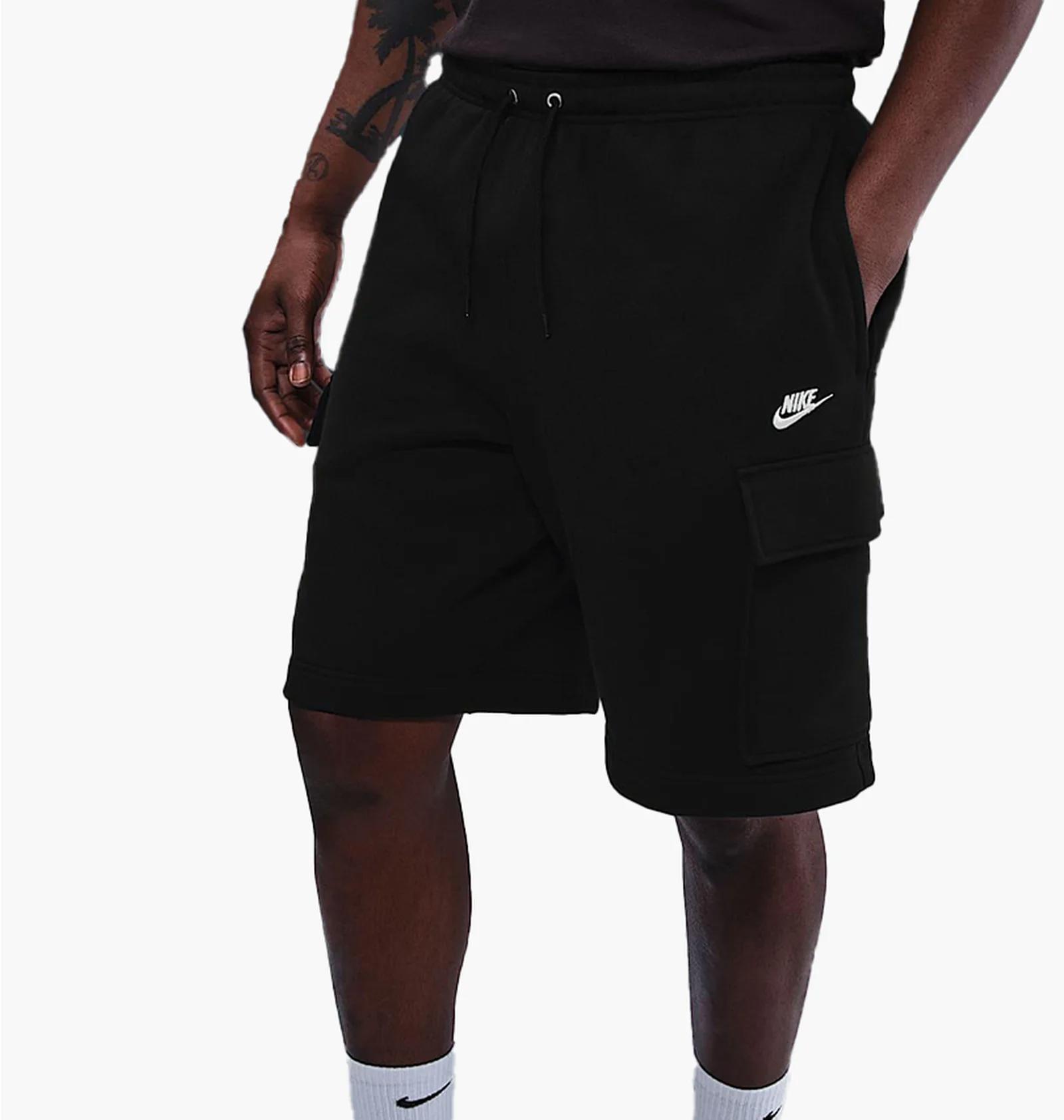 Шорти чоловічі Nike Fleece Cargo Black (FN3525-010) — фото 1