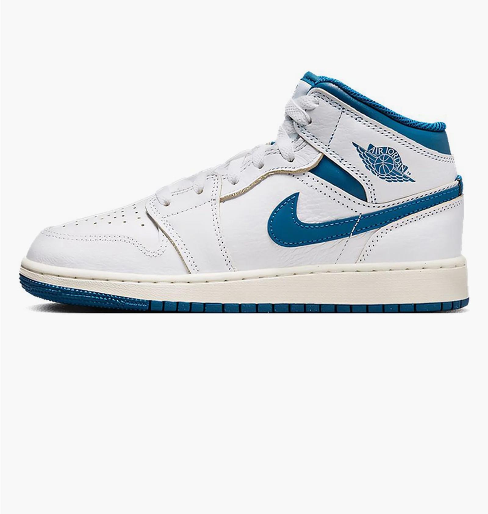 Кросівки жіночі Jordan Air 1 Mid Se Gs White (FN7432-141) — фото 3
