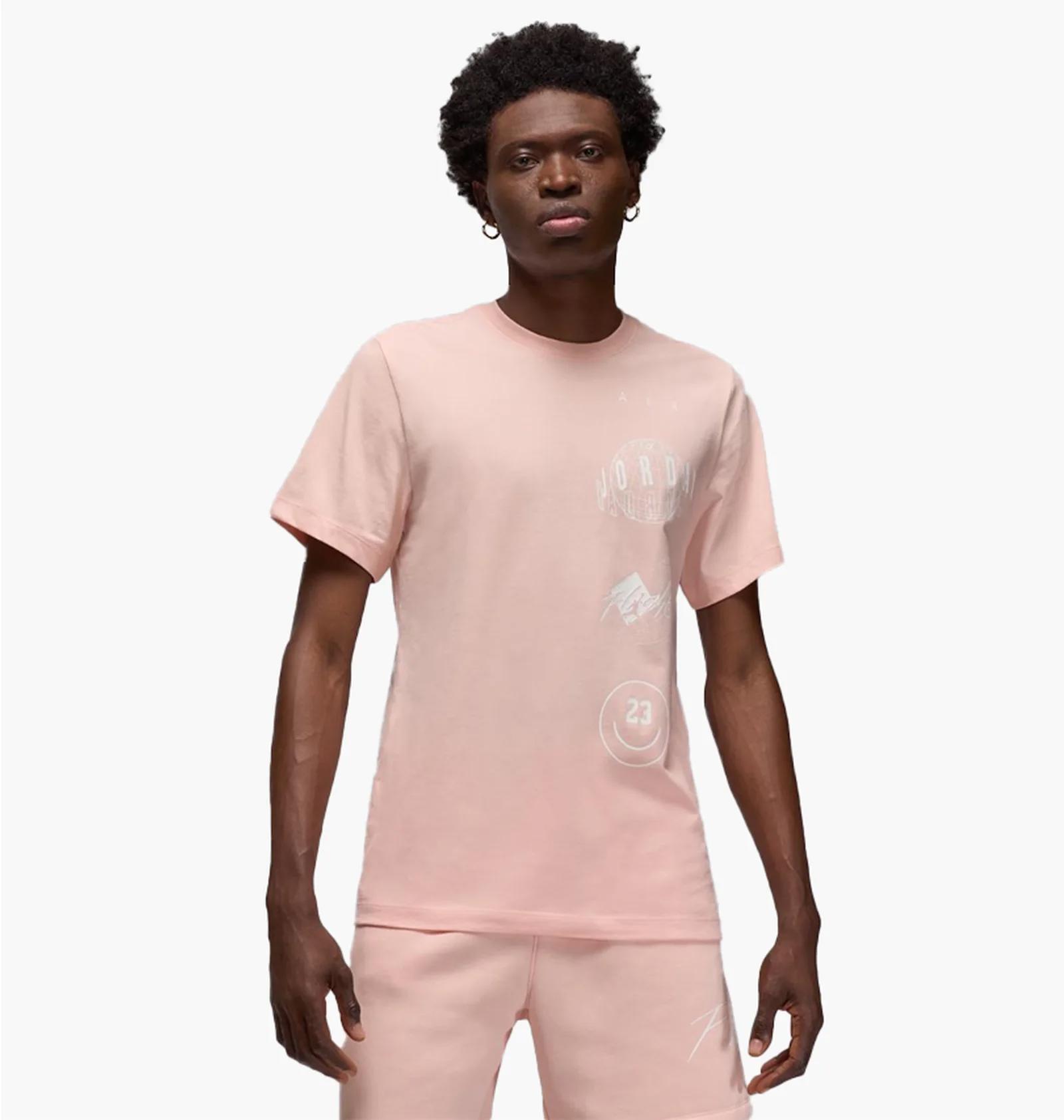 Футболка чоловіча Jordan M J Brand Logo Stack Ss Crw (FN6027-622) — фото 1