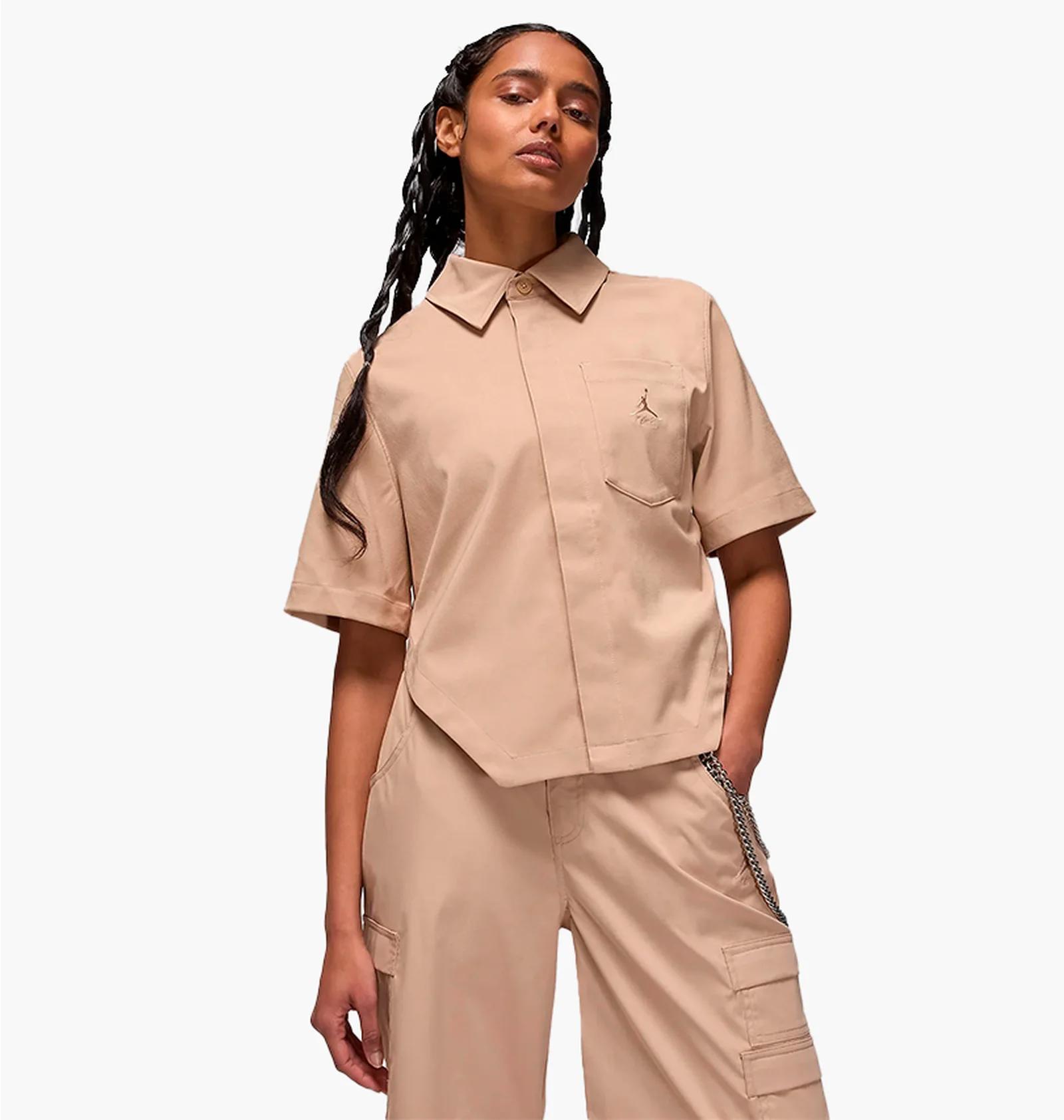 Кофта жіночі Jordan Woven Crop Top (FN5766-244) — фото 1