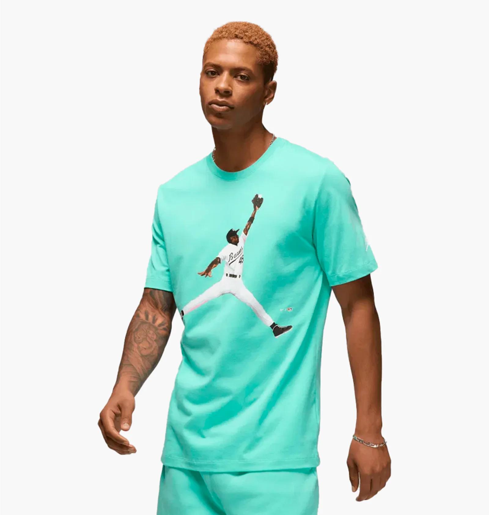 Футболка чоловіча Jordan Flight Mvp Tee "Emerald Rise" (FN5990-349) — фото 1