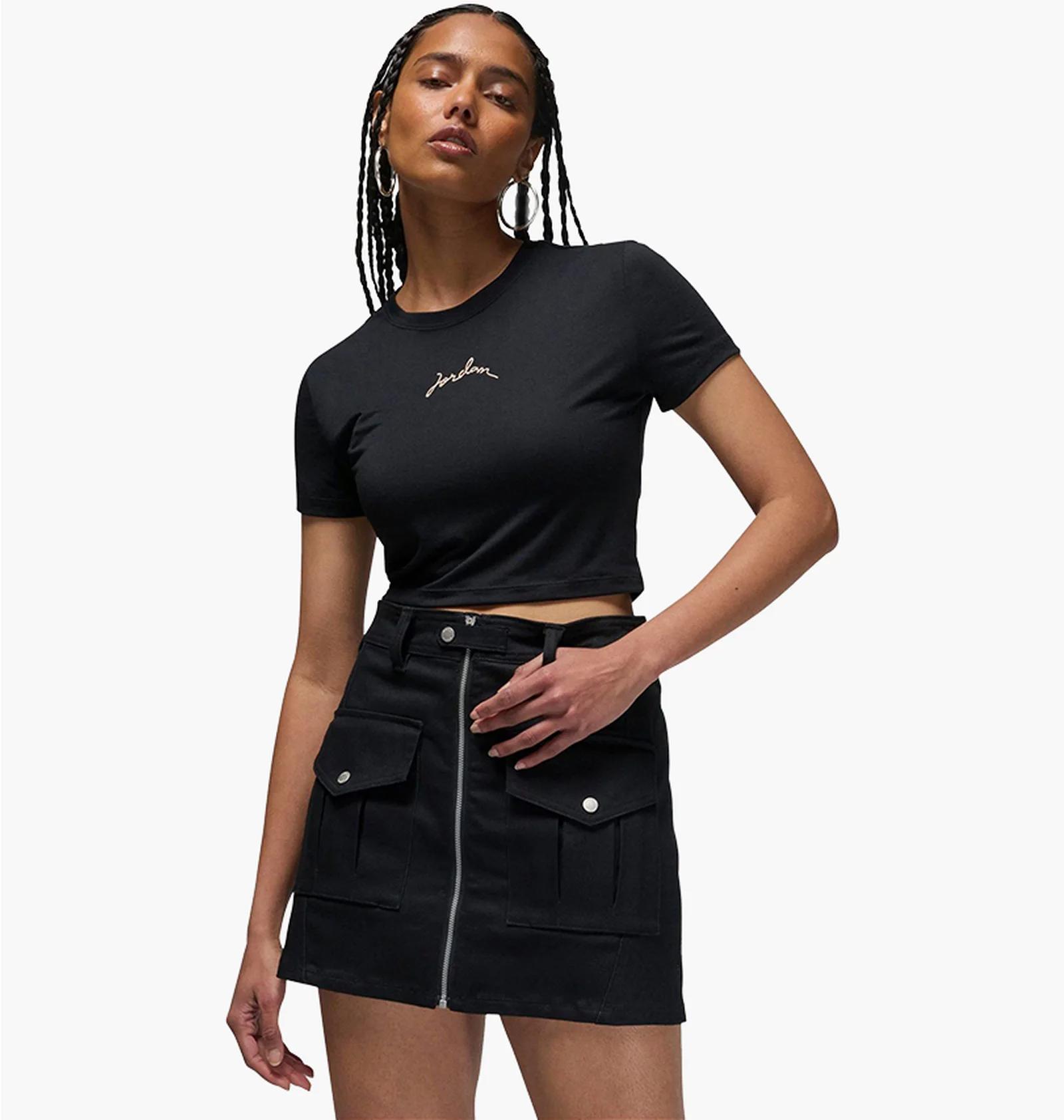 Футболка жіноча Jordan Slim Cropped T-Shirt (FN5720-010) — фото 1
