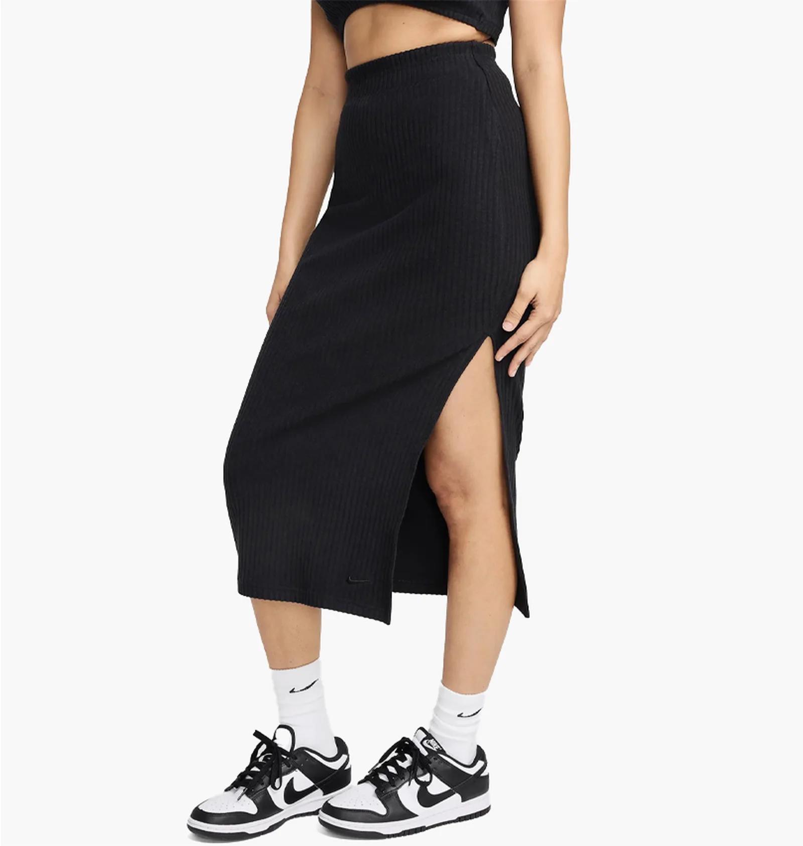 Шорти жіночі Nike Sportswear Chill Knit Ribbed Md (FQ1636-010) — фото 1