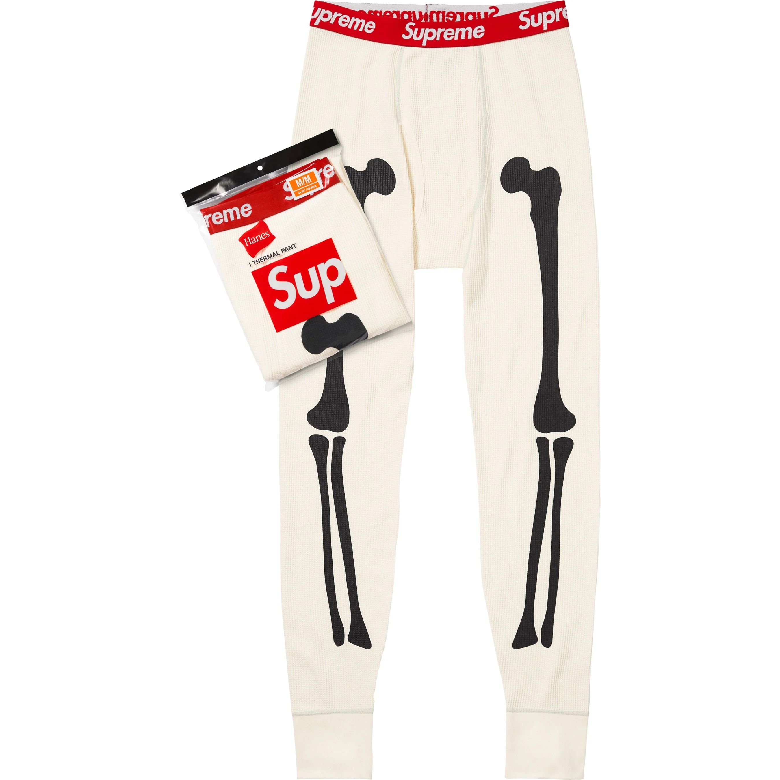 Термоштани Hanes Bones Thermal Pants Natural — фото 1