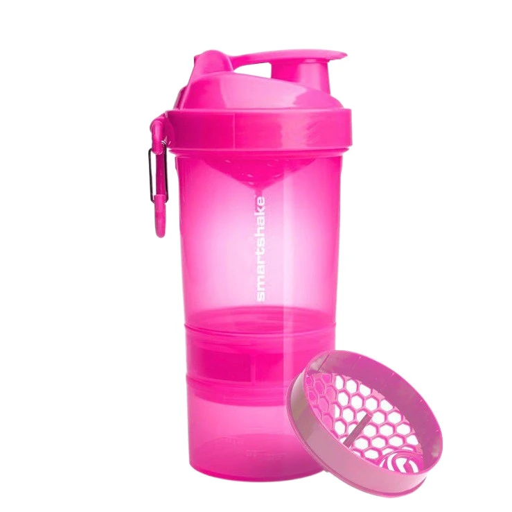Шейкер спортивний SmartShake Original2GO 600ml Neon Pink — фото 1