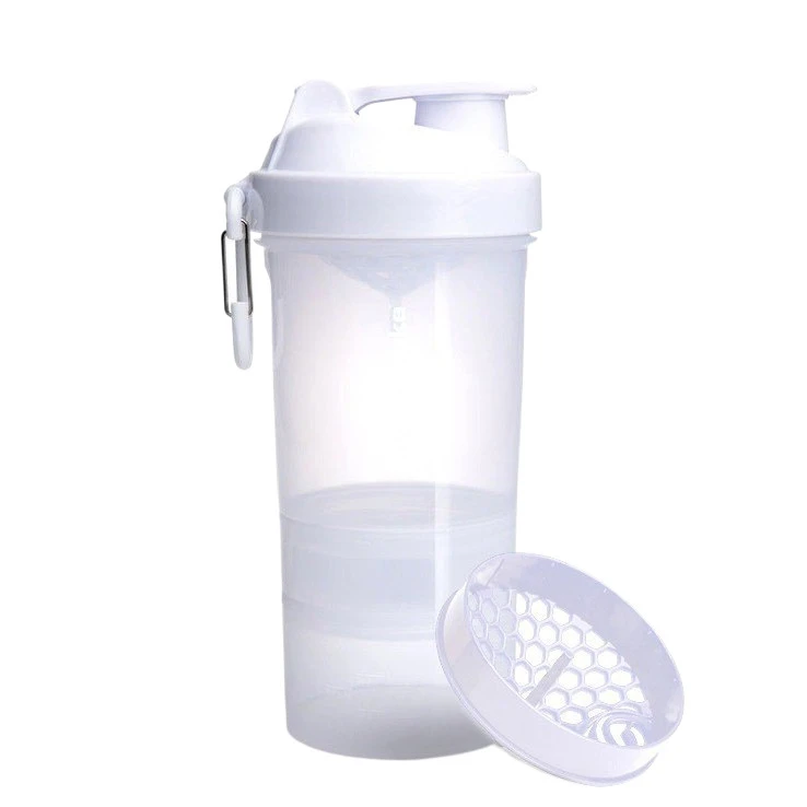 Шейкер спортивний SmartShake Original2GO 600ml Pure White — фото 1