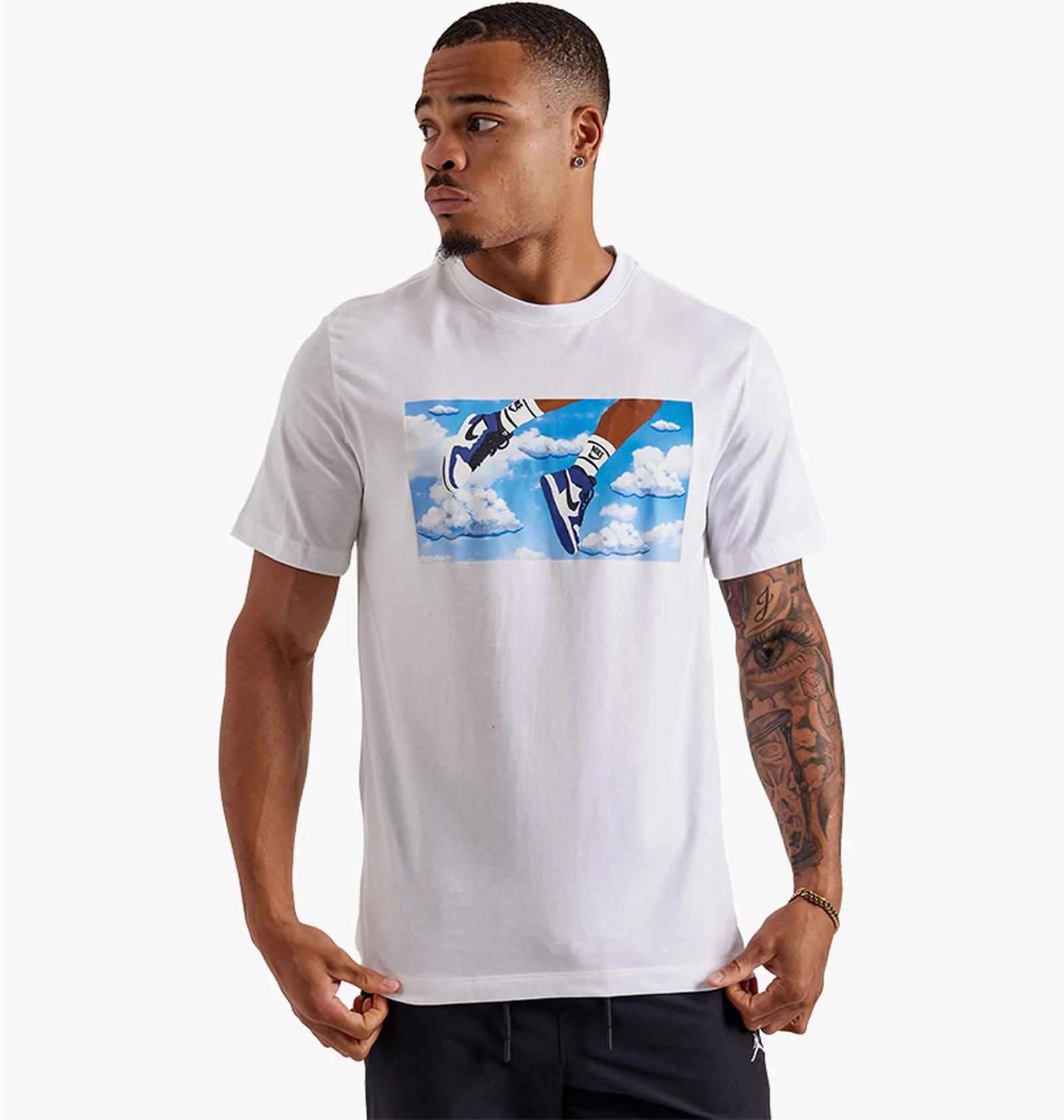 Футболка чоловіча Jordan Flight Tee White (FZ1967-101) — фото 1