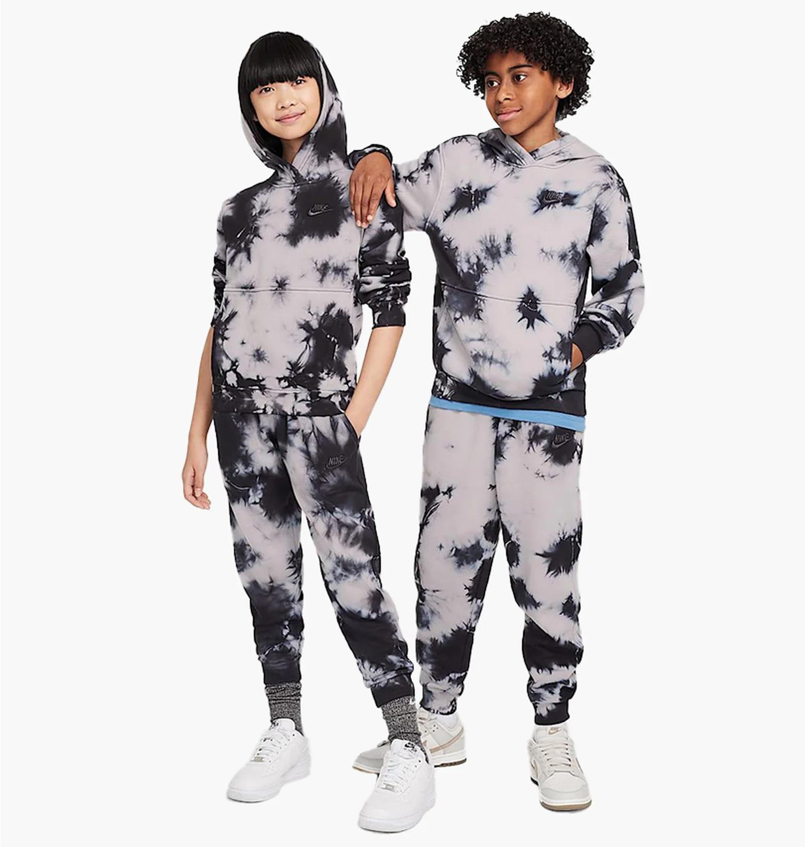 Спортивний костюм дитячий Nike Sportswear Club Fleece Camo/White (FZ5493-077__FZ5496-077) — фото 1