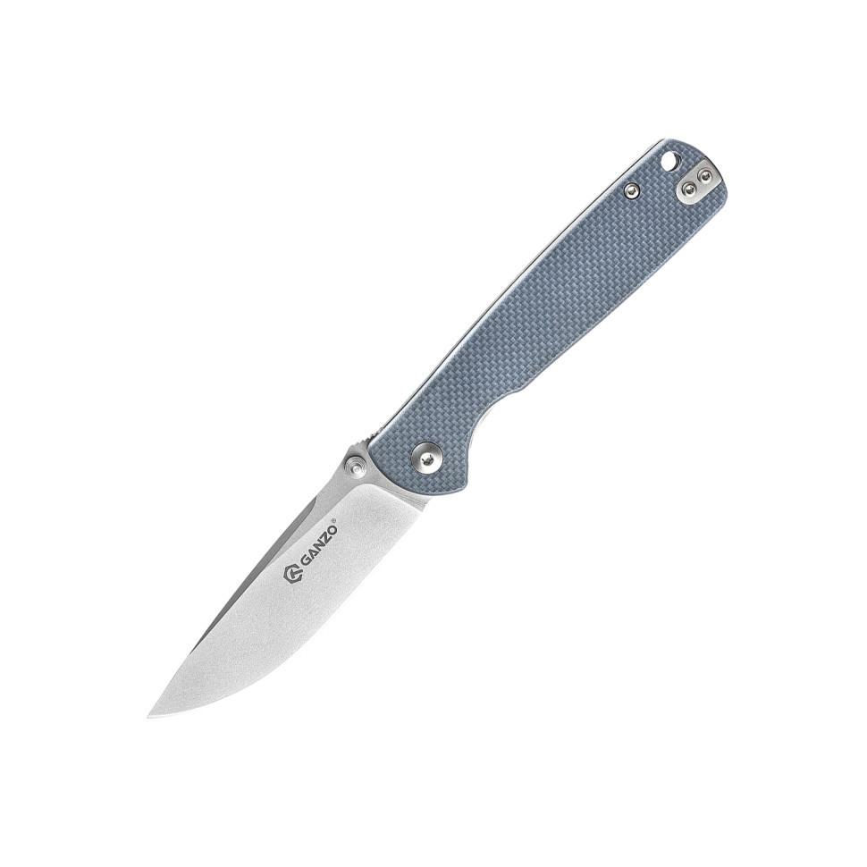 Ніж складаний туристичний Ganzo G6805 (8.6 см) 8Cr14MoV / G10 сірий — фото 1