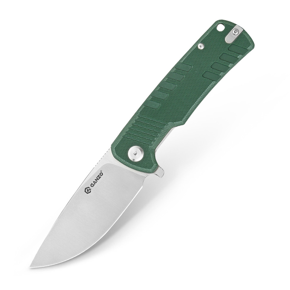 Ніж складаний туристичний Ganzo G769 (9 см) D2 / G10 зелений — фото 1