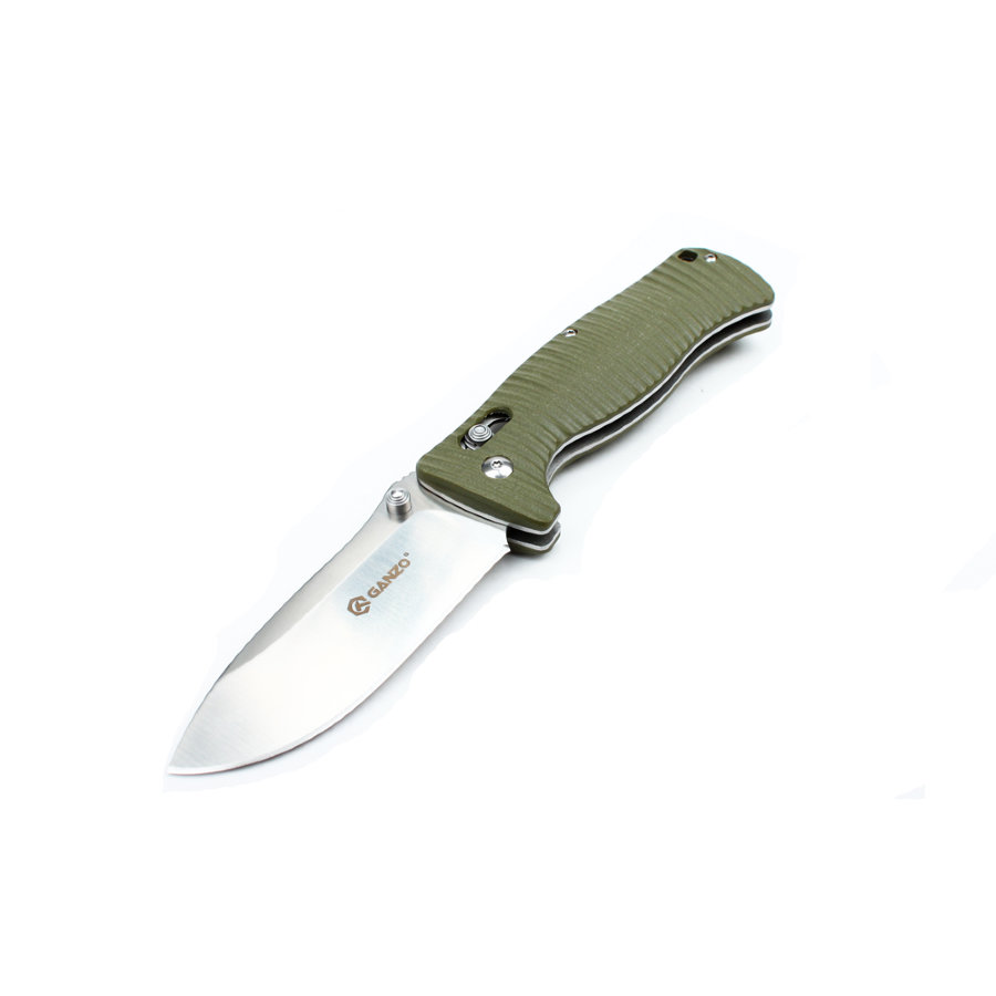 Ніж складаний туристичний Ganzo G720 (9 см) 440C / G10 зелений — фото 1