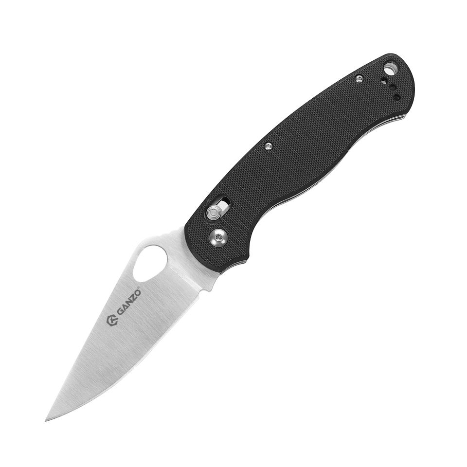 Ніж складаний туристичний Ganzo G729 (8.7 см) 440C / G10 чорний — фото 2