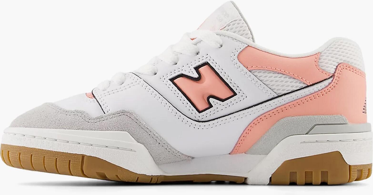 Кросівки жіночі New Balance 550 Big Kid White/Peach (GSB550SK) — фото 3