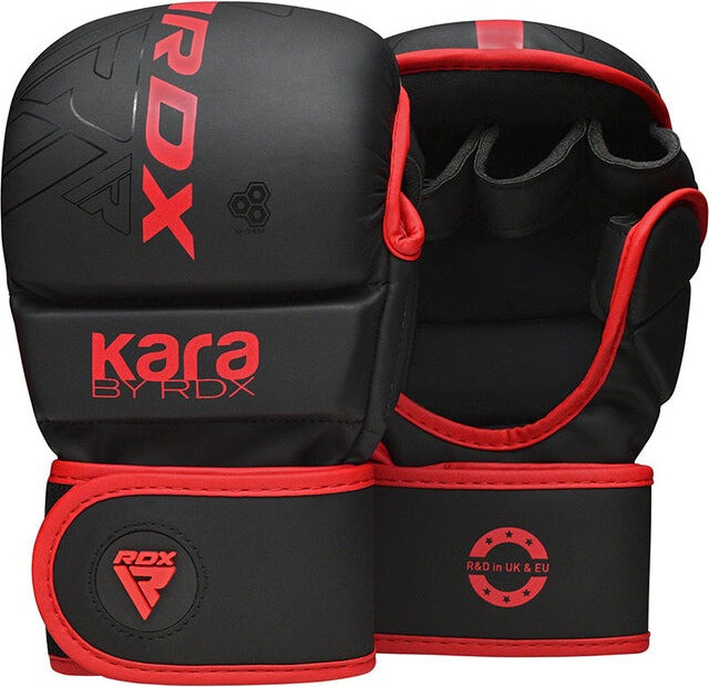 Рукавиці для ММА (Греплінгові рукавички) RDX F6 KARA Matte Red Plus L/XL — фото 3