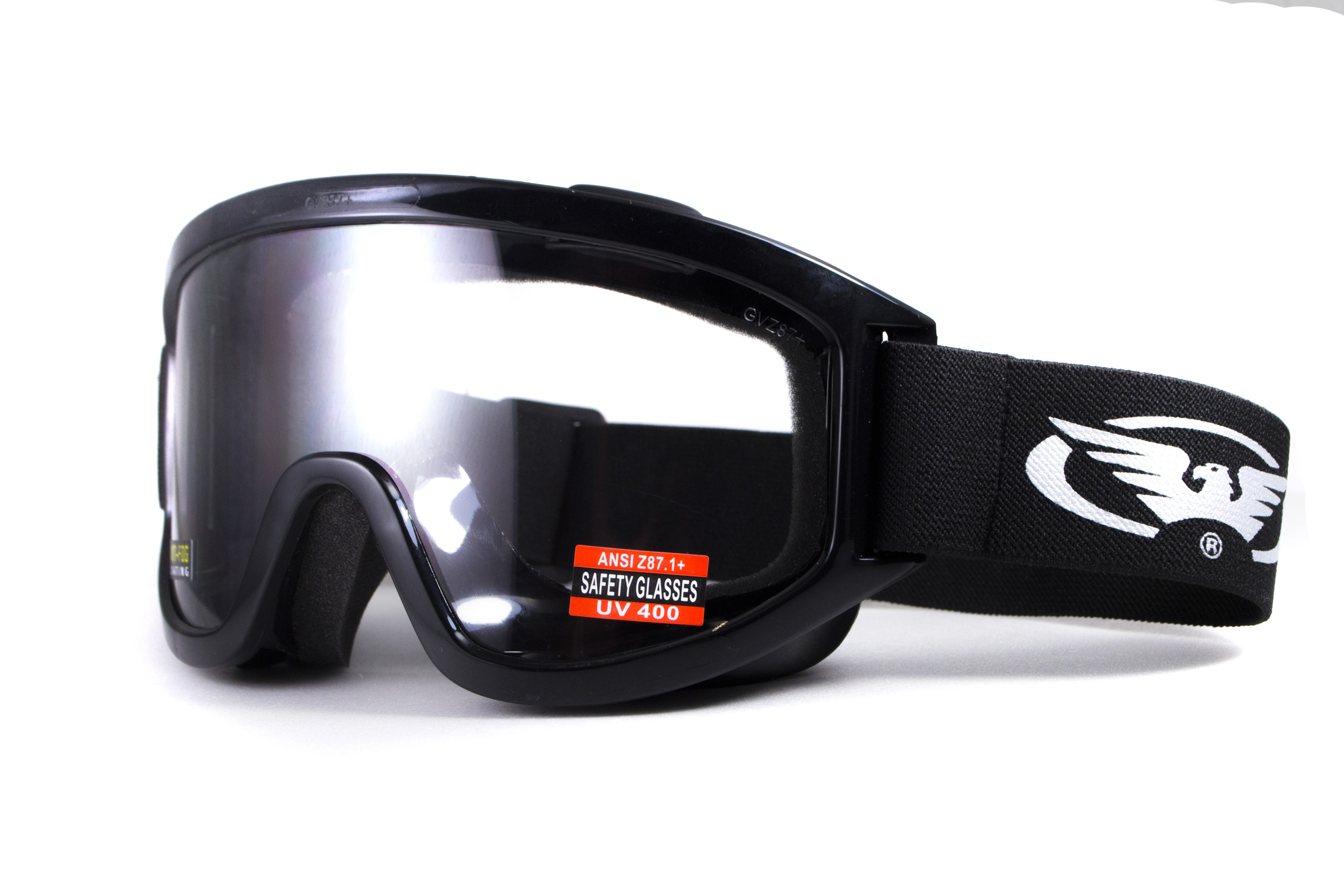 Защитные очки Global Vision Wind-Shield (clear) Anti-Fog, прозрачные — фото 2