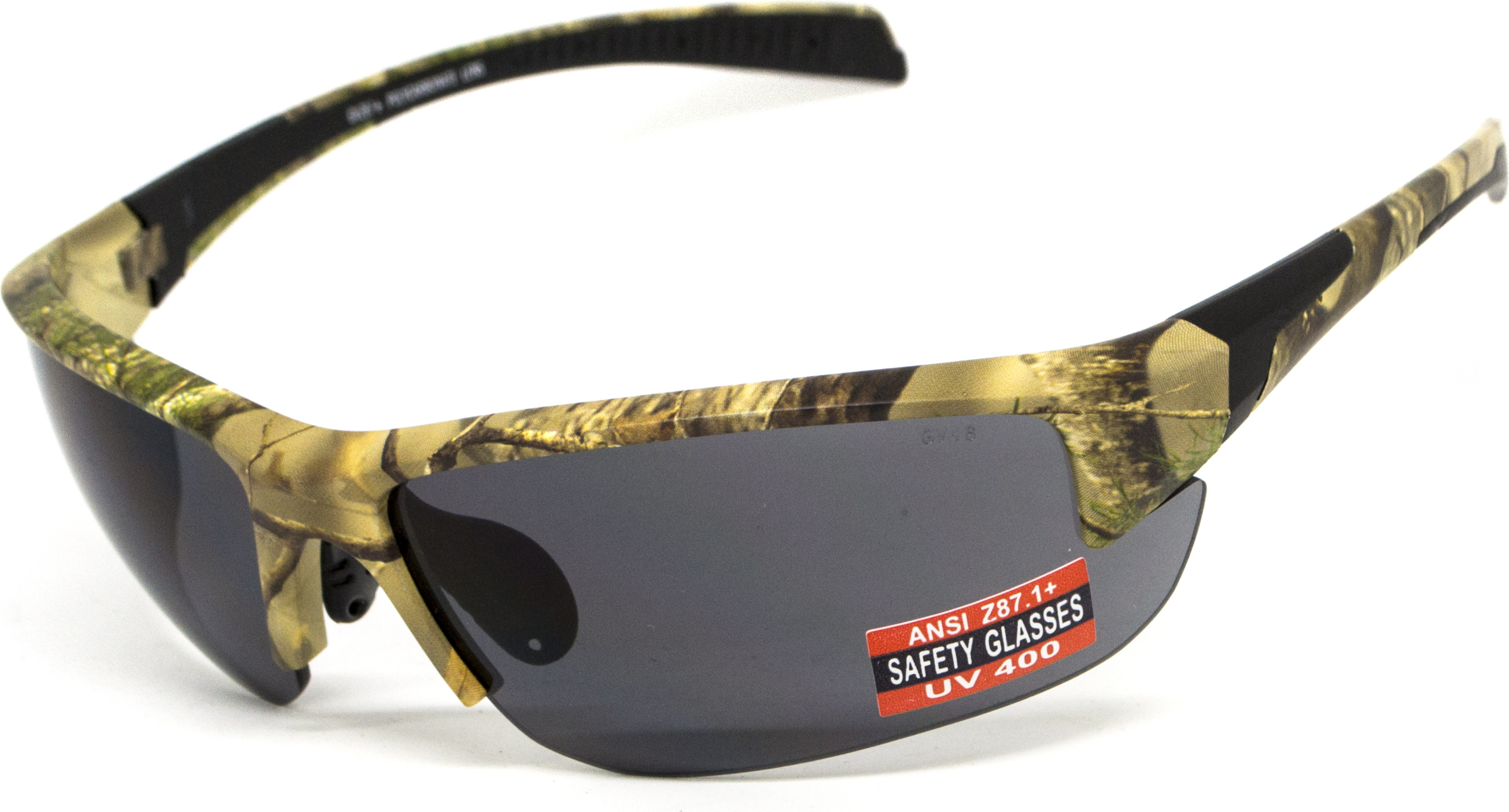 Очки защитные Global Vision Hercules-7 Forest Camo (gray), серые в камуфлированной оправе — фото 4