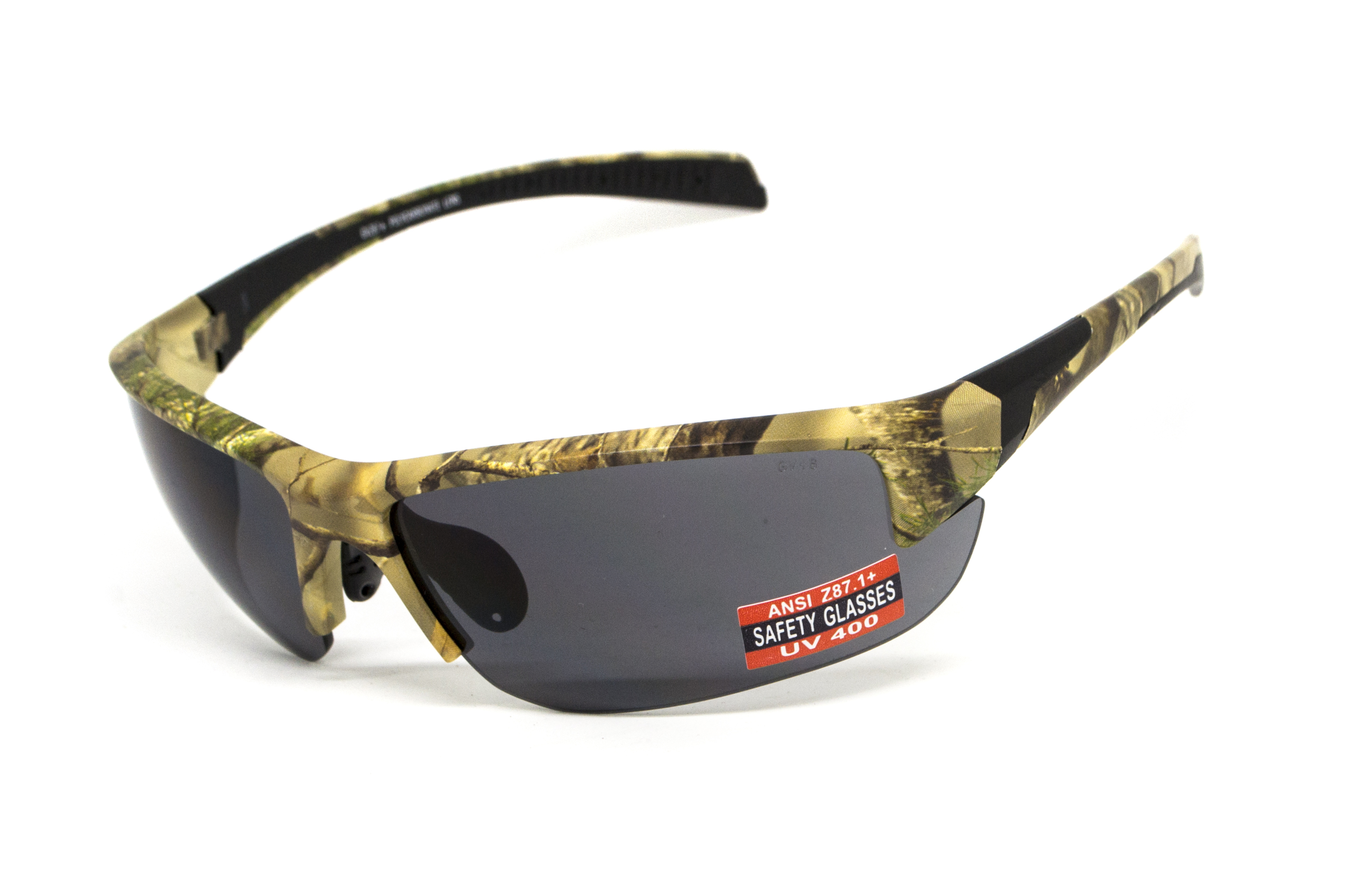 Очки защитные Global Vision Hercules-7 Forest Camo (gray), серые в камуфлированной оправе — фото 1