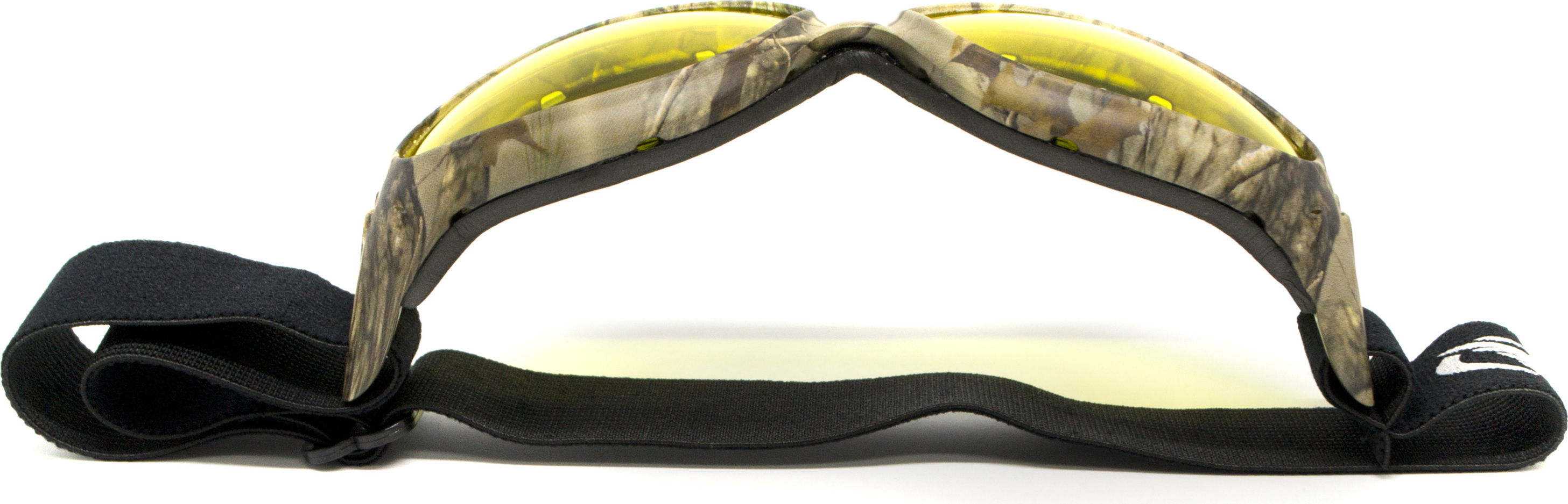 Очки защитные с уплотнителем Global Vision Eliminator Camo Forest (yellow), желтые в камуфлированной оправе — фото 12