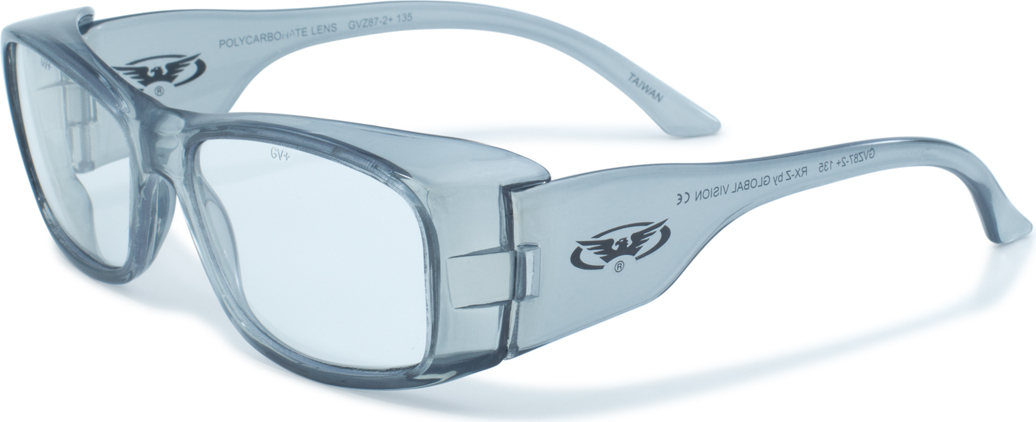 Спортивная оправа под диоптрии Global Vision RX-Z Сrystal Gray (rx-able) (clear) прозрачные — фото 4