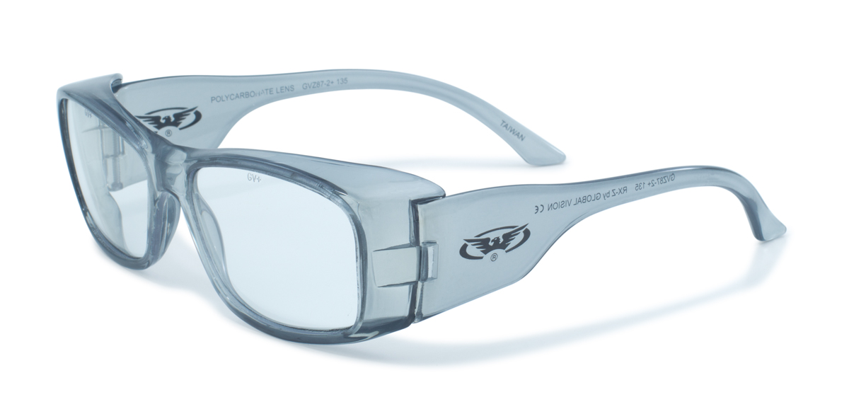 Спортивная оправа под диоптрии Global Vision RX-Z Сrystal Gray (rx-able) (clear) прозрачные — фото 1