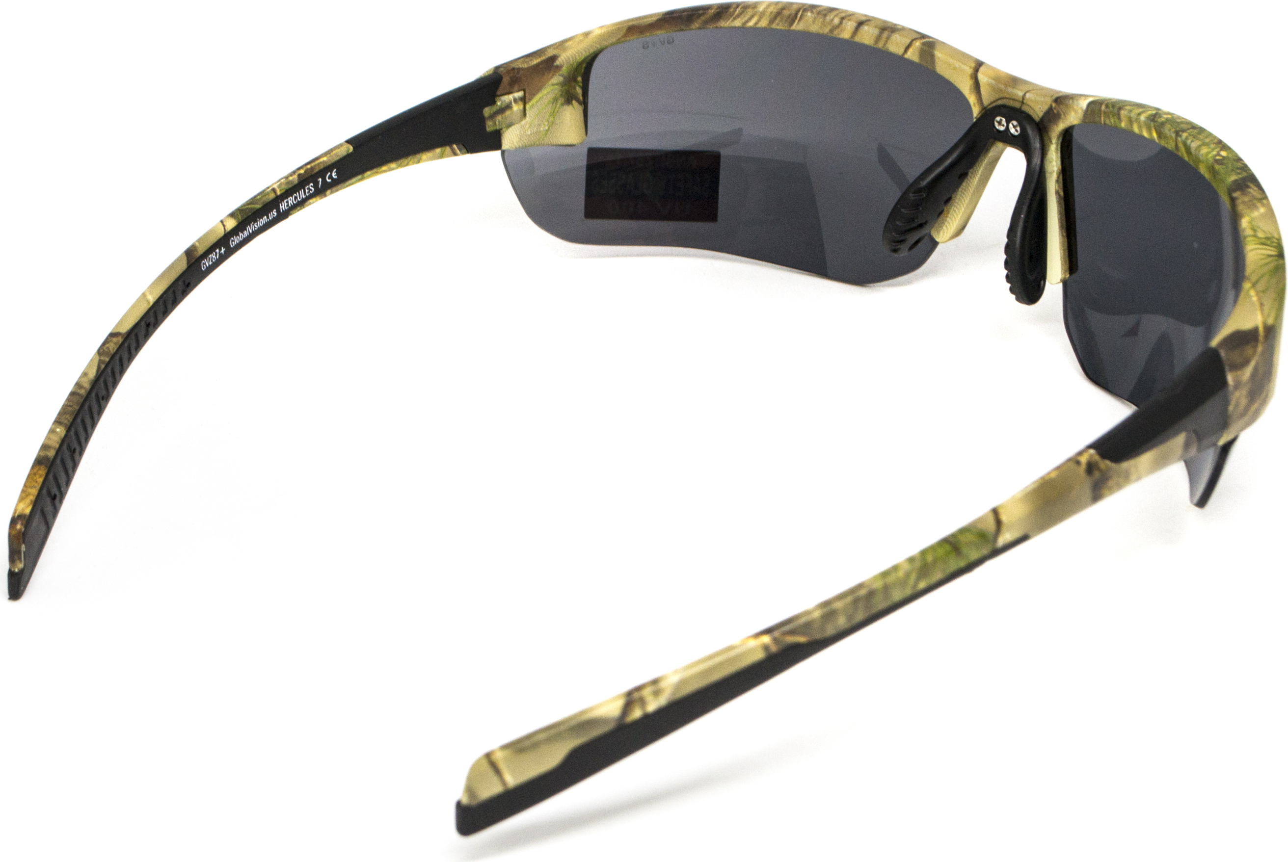 Очки защитные Global Vision Hercules-7 Forest Camo (gray), серые в камуфлированной оправе — фото 8