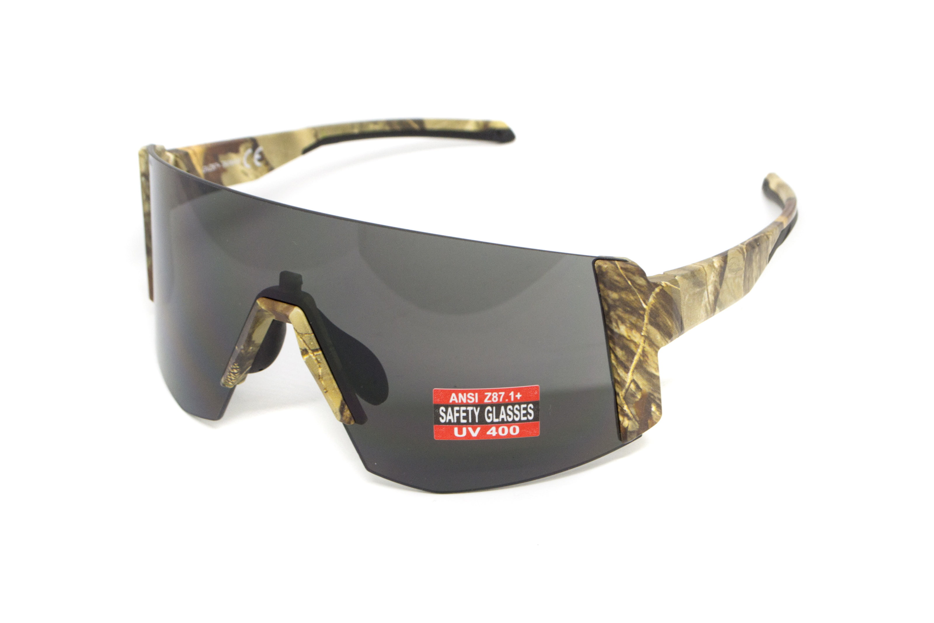 Очки защитные Global Vision Astro Camo (gray), серые в камуфлированной оправе (с возможностью установки диоптрической вставки) — фото 1