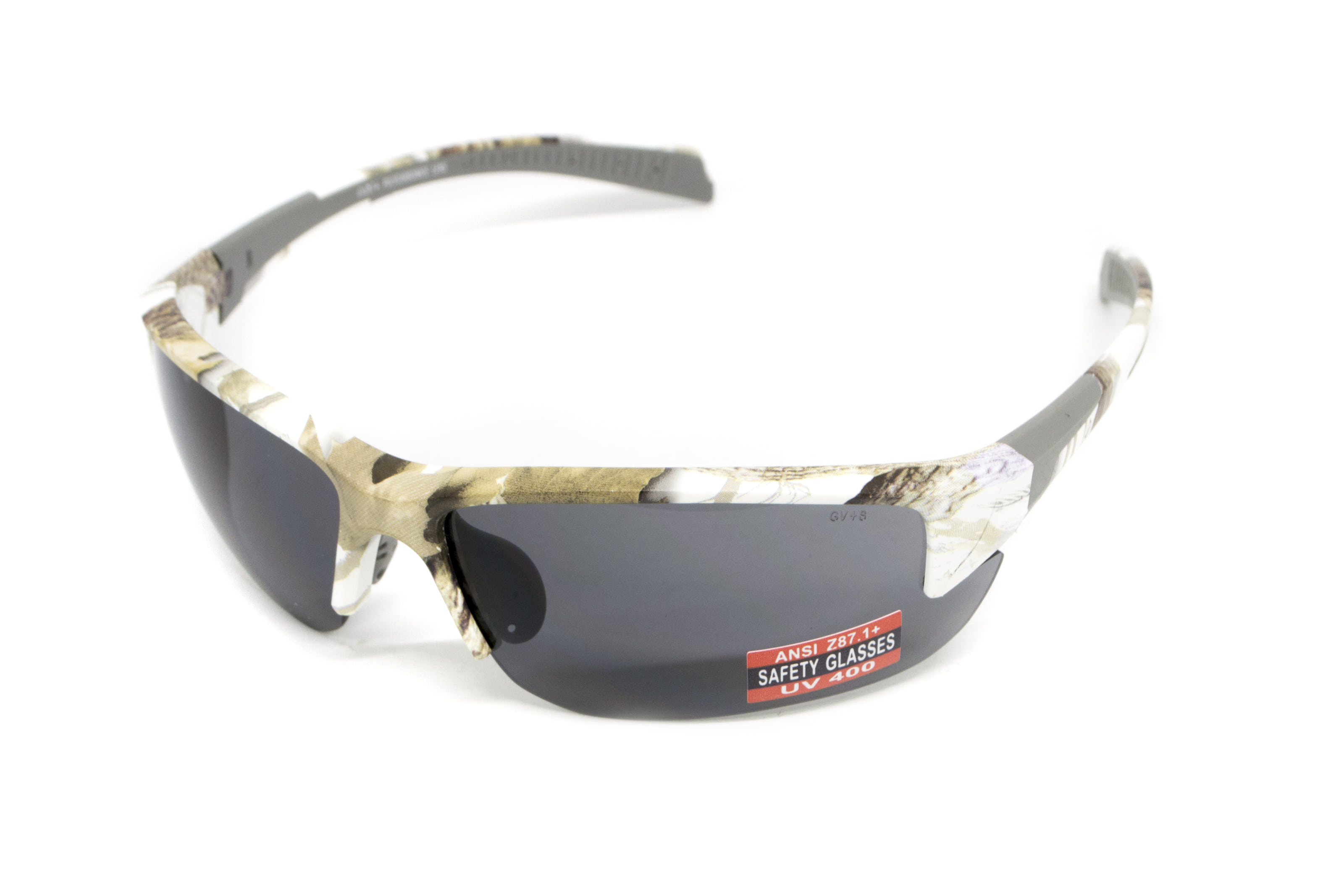 Очки защитные Global Vision Hercules-7 White Camo (gray), серые в камуфлированной оправе — фото 1