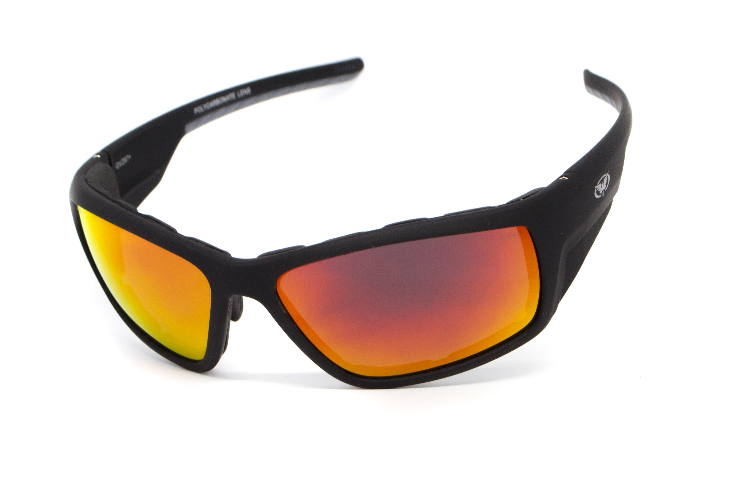 Очки защитные с уплотнителем Global Vision Kinetic (G-Tech™ red), зеркальные красные — фото 1
