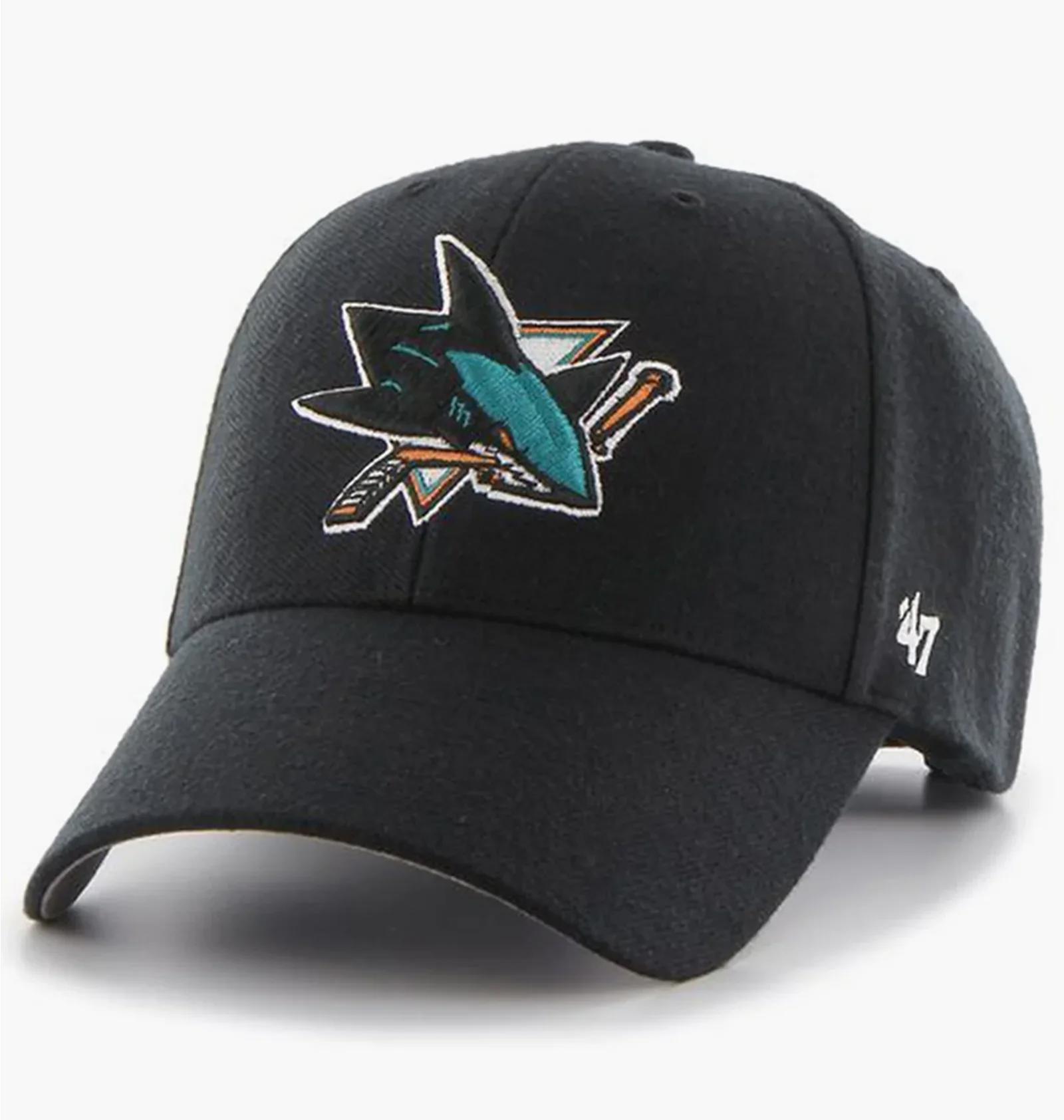 Кепка 47 Brand Nhl San Jose Sharks (H-MVP22WBV-BK) — фото 1