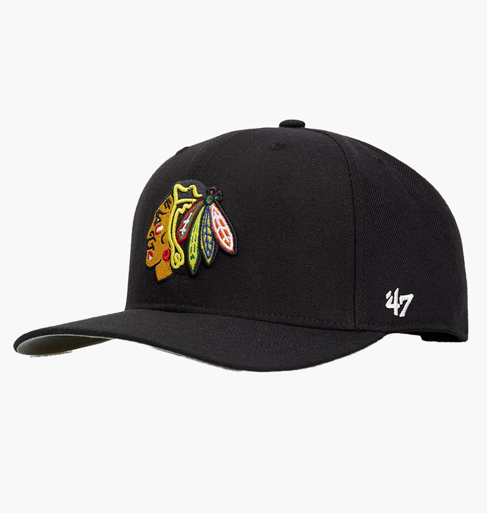 Кепка 47 Brand Mvp Dp Chicago Blackhawks (H-CLZOE04WBP-BKB) — фото 1